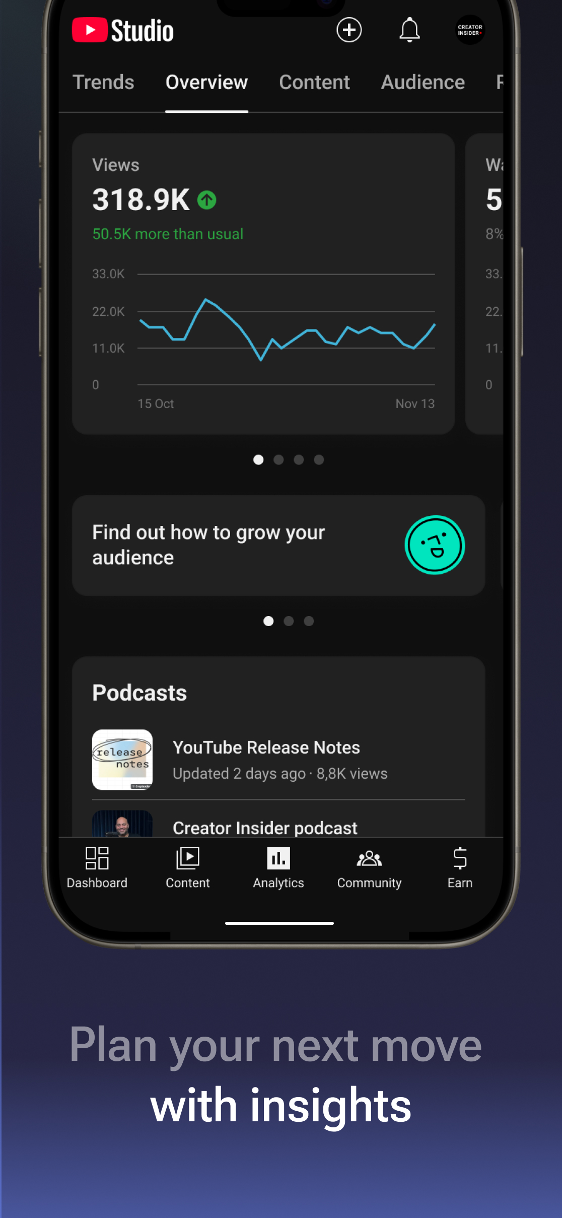 اسکرین شات 5 برنامه YouTube Studio