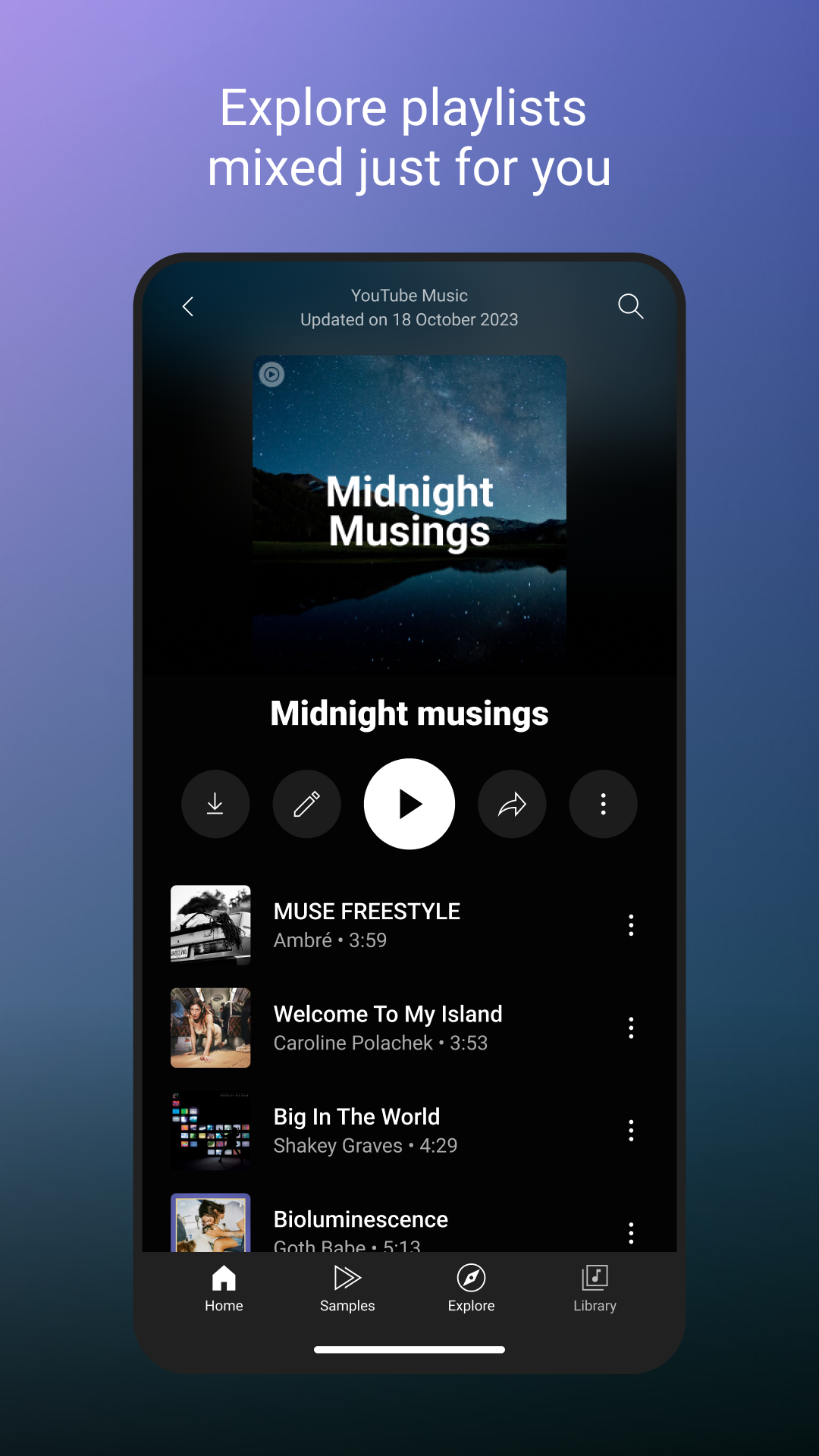 اسکرین شات 5 برنامه YouTube Music