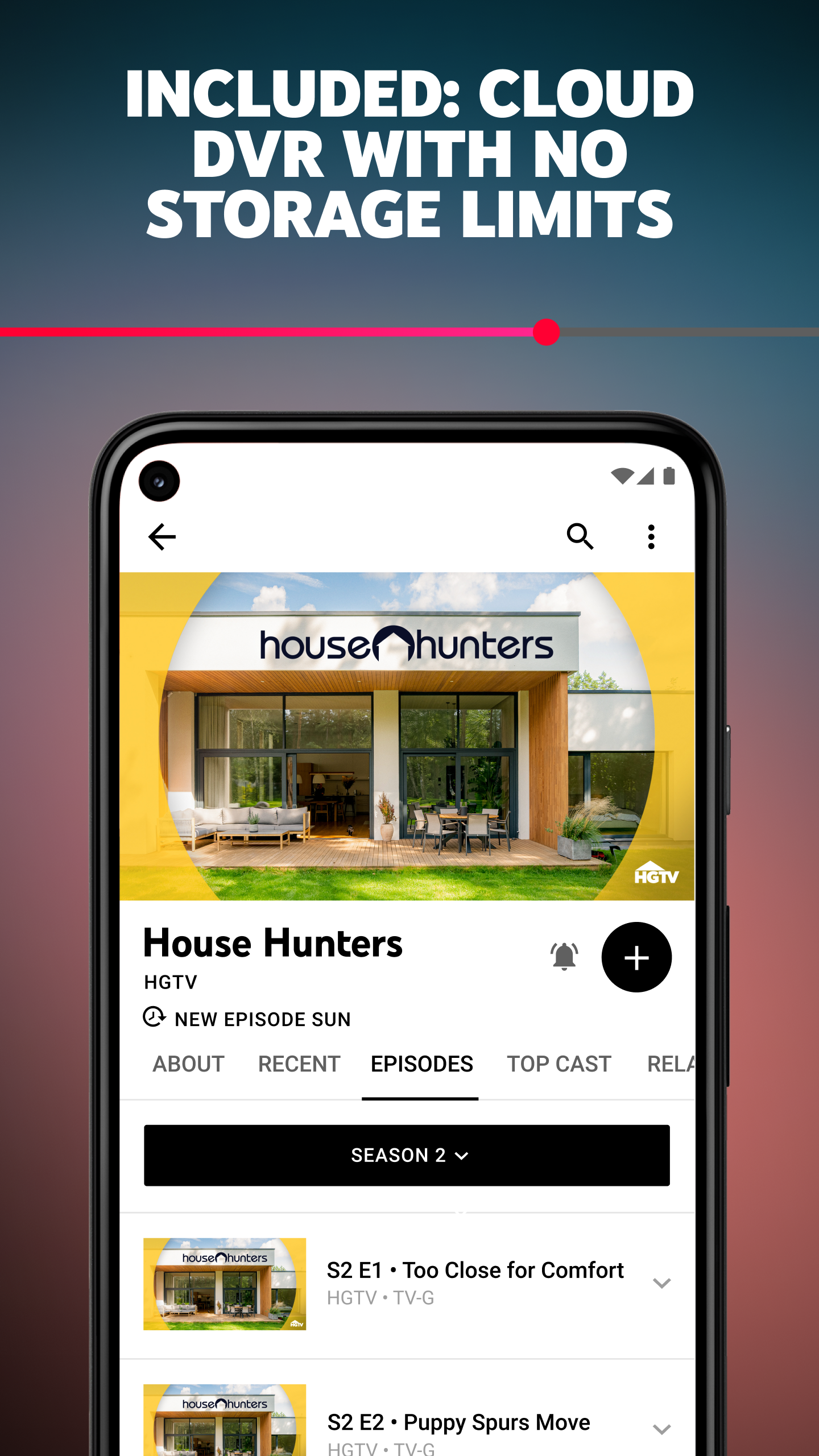 اسکرین شات 5 برنامه YouTube TV: Live TV & more