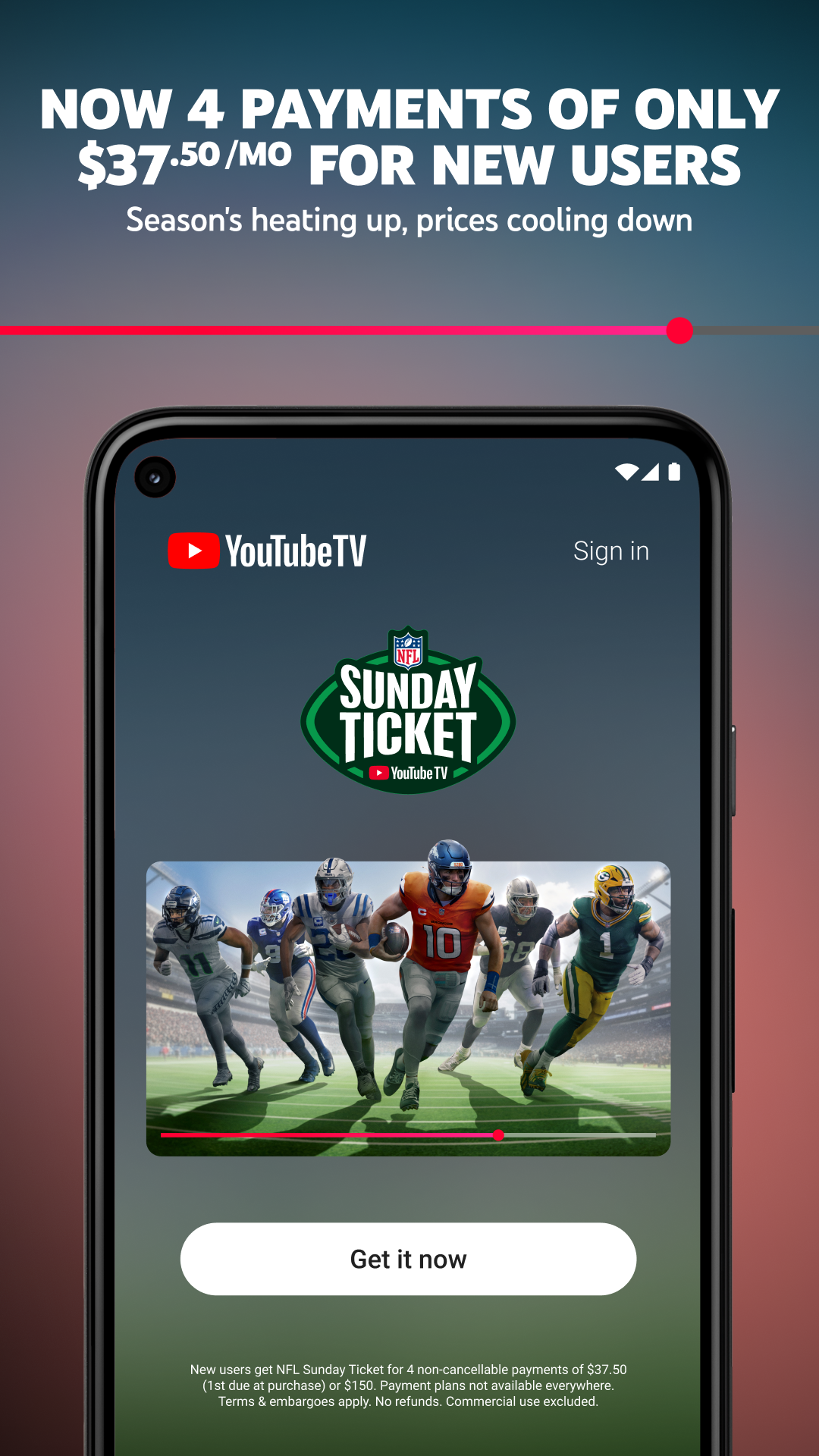 اسکرین شات 3 برنامه YouTube TV: Live TV & more
