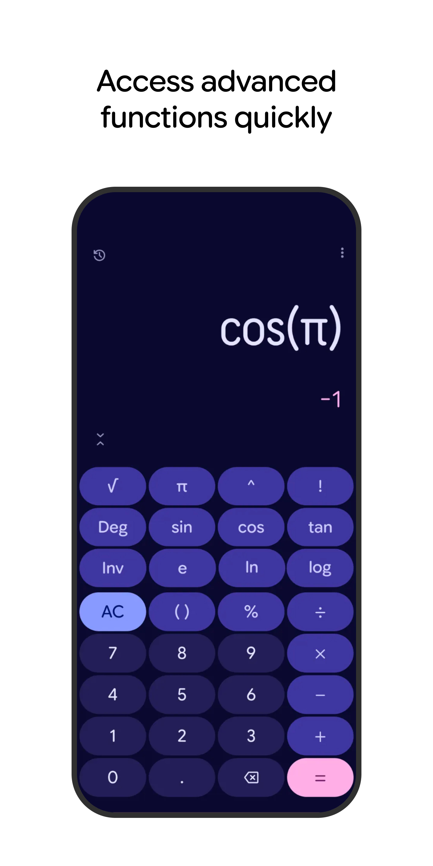 اسکرین شات 2 برنامه Calculator