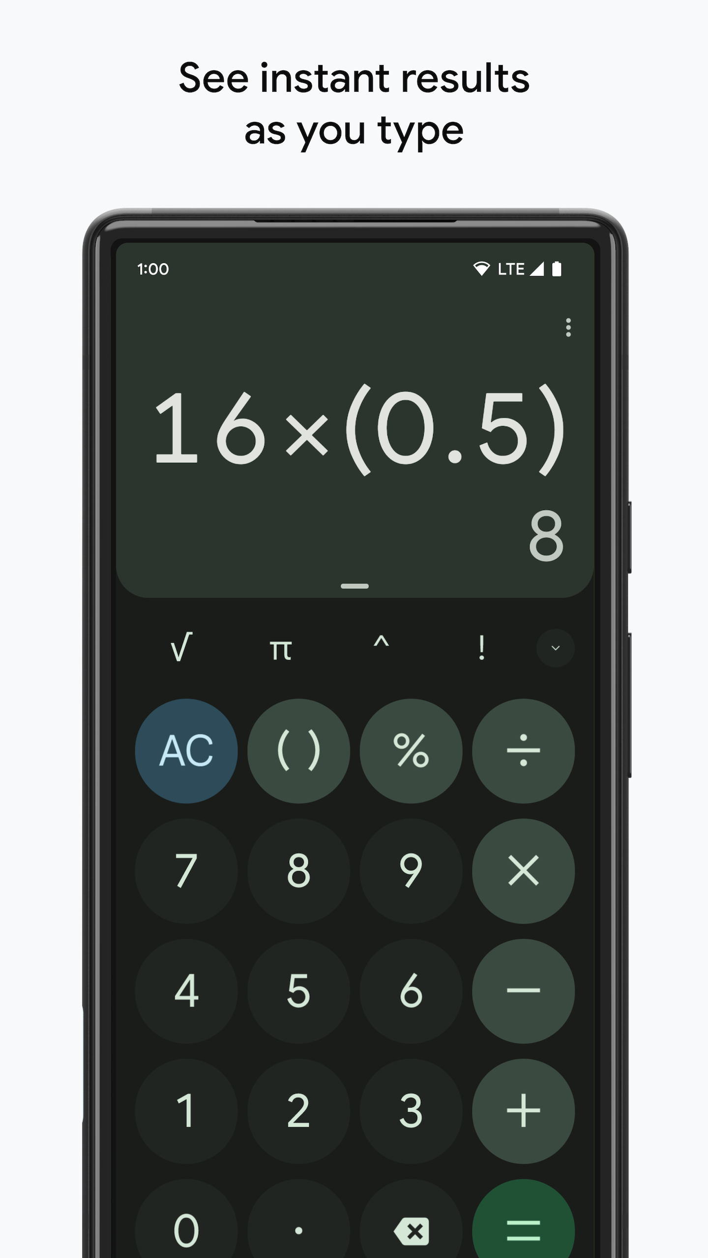 اسکرین شات 1 برنامه Calculator