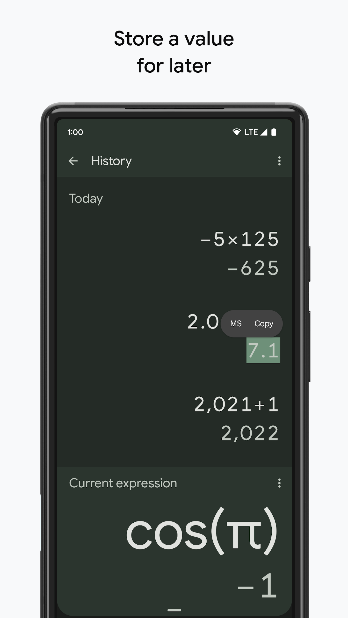 اسکرین شات 4 برنامه Calculator