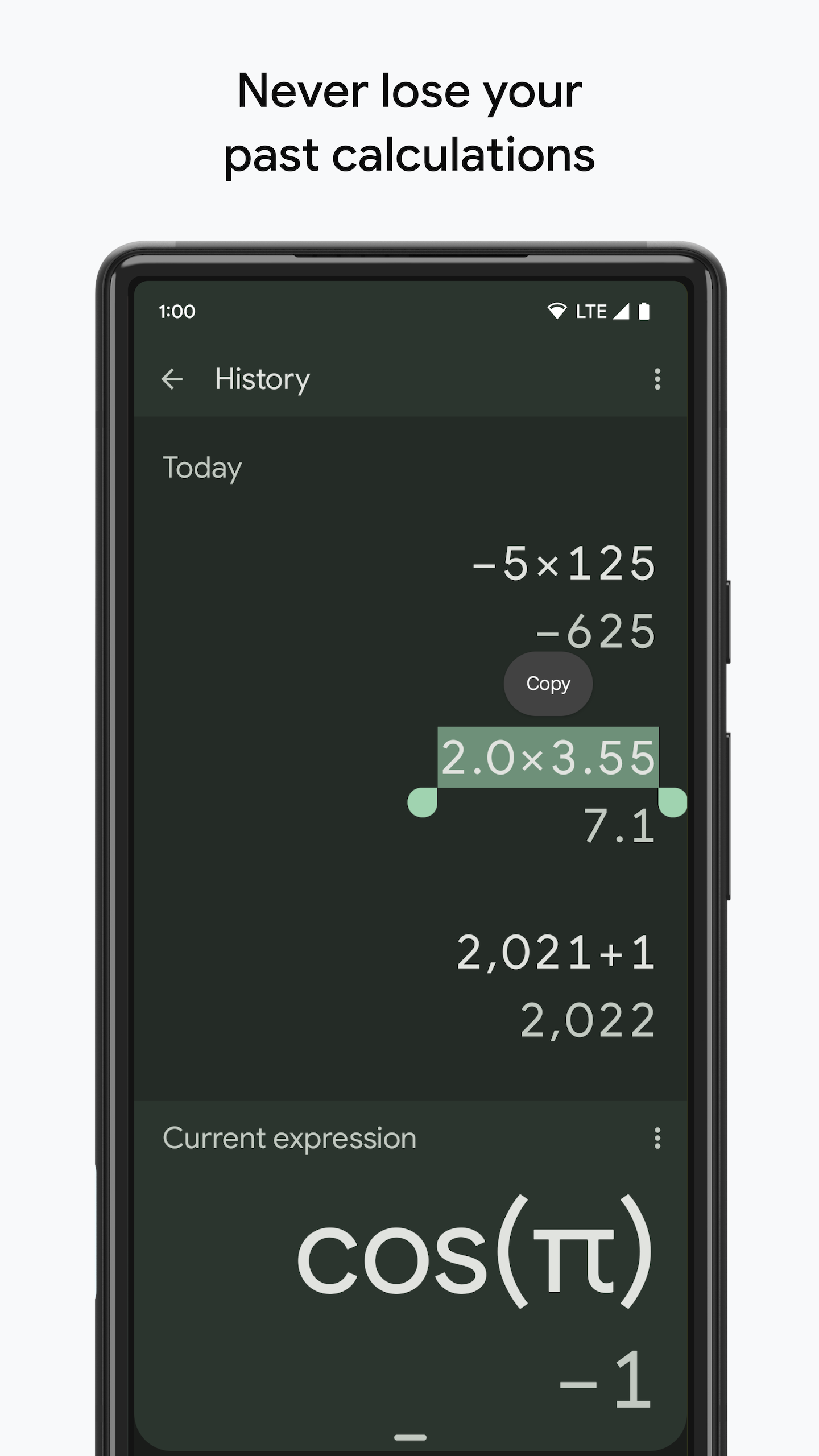 اسکرین شات 3 برنامه Calculator
