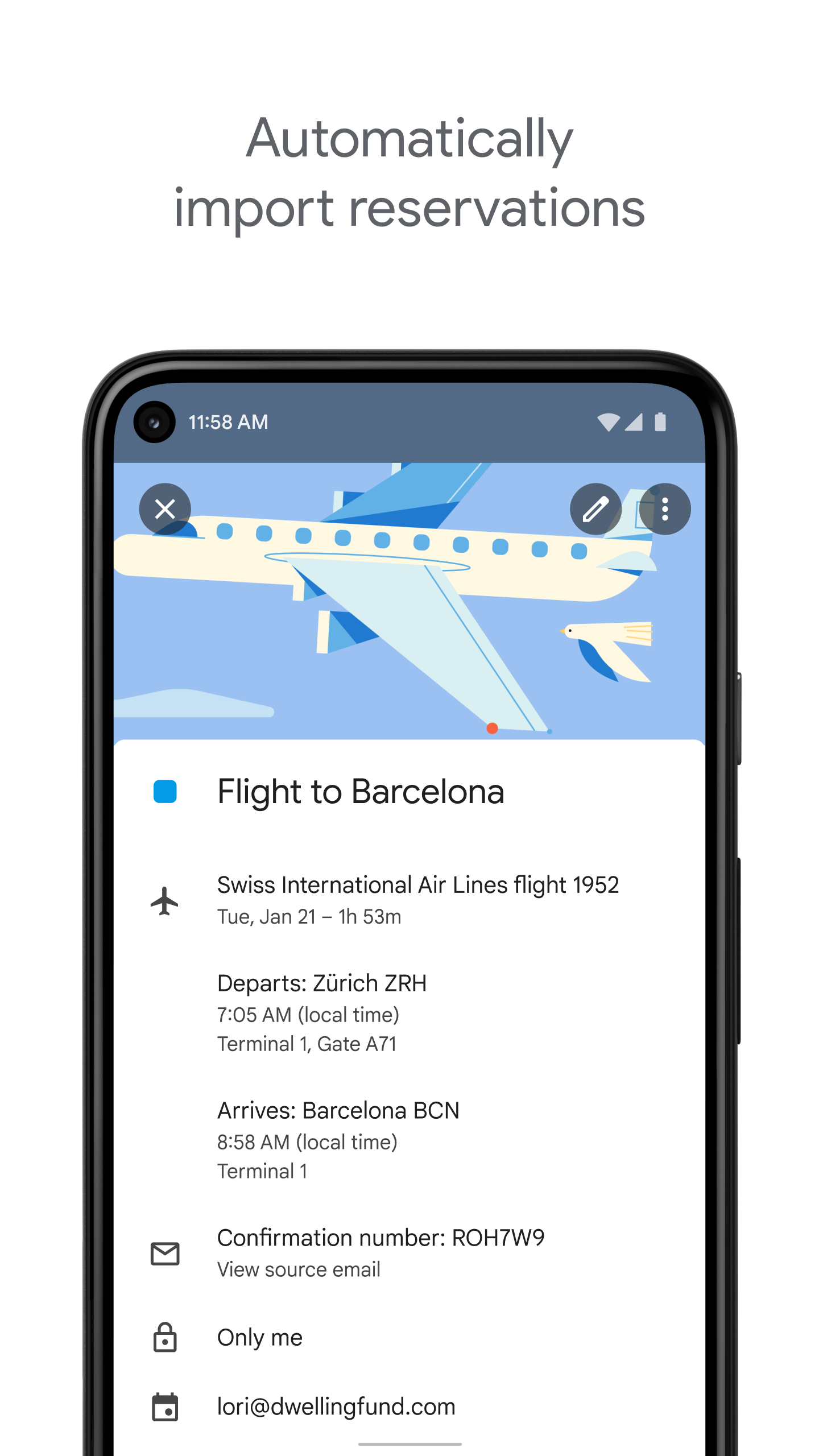 اسکرین شات 5 برنامه Google Calendar