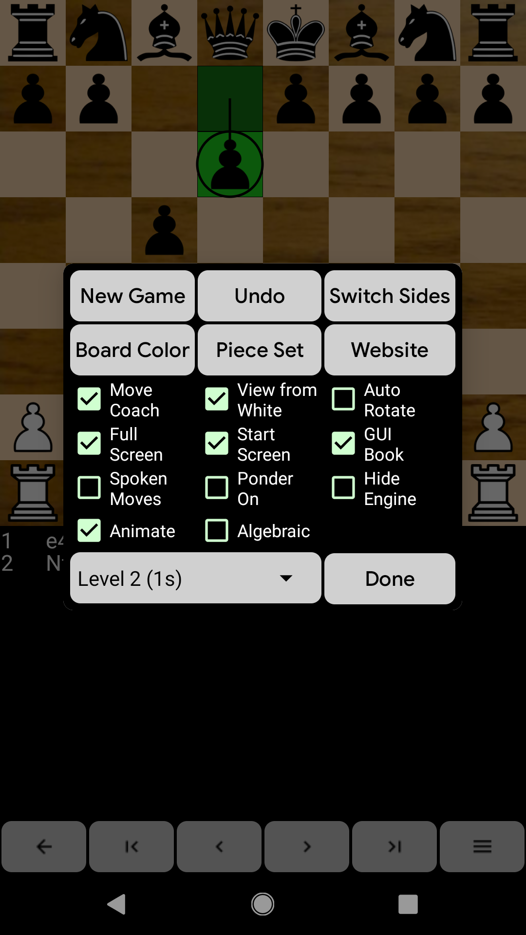 اسکرین شات 3 بازی Chess for Android