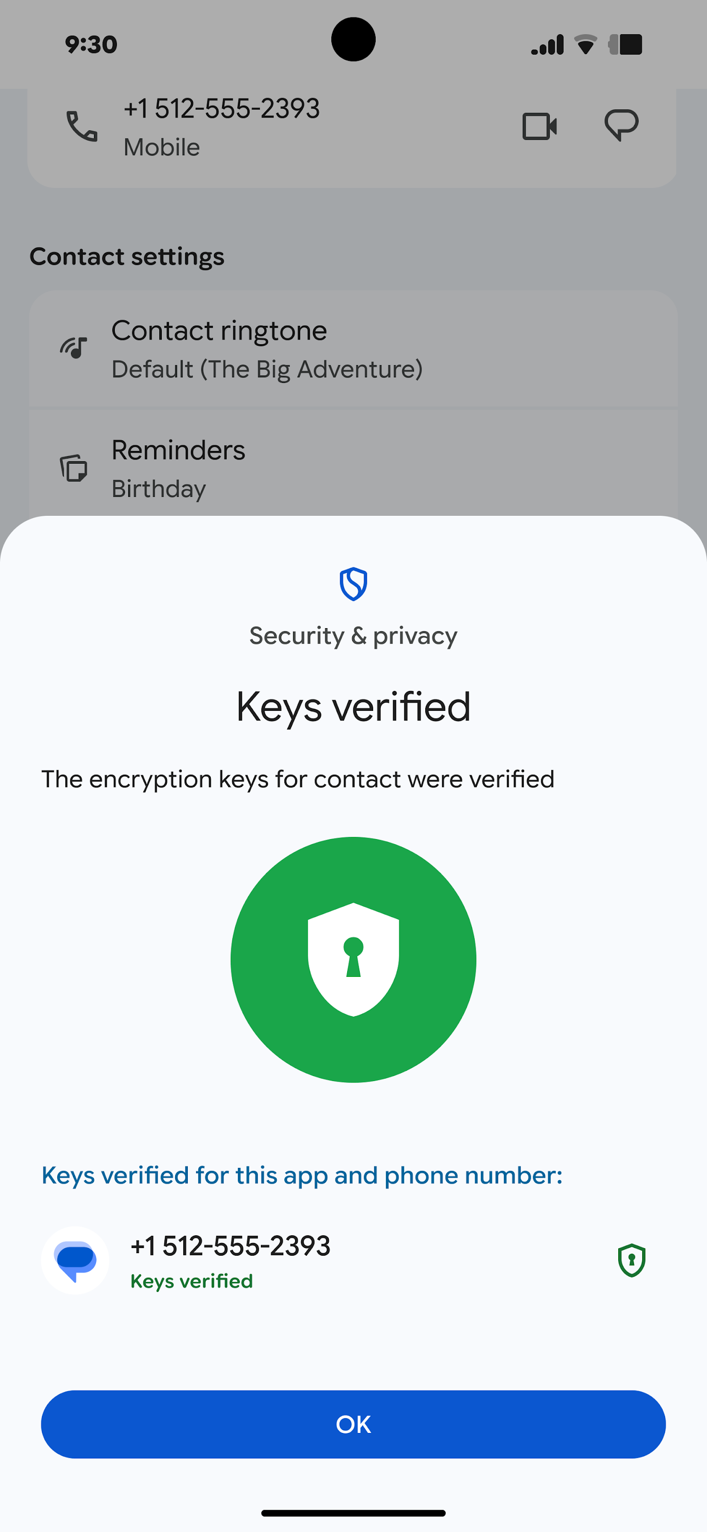 اسکرین شات 2 برنامه Android System Key Verifier