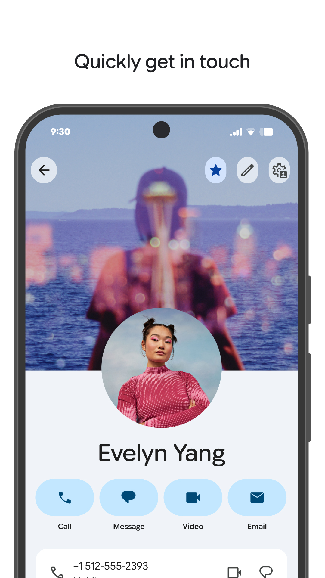 اسکرین شات 4 برنامه گوگل کانتکتس (Contacts)