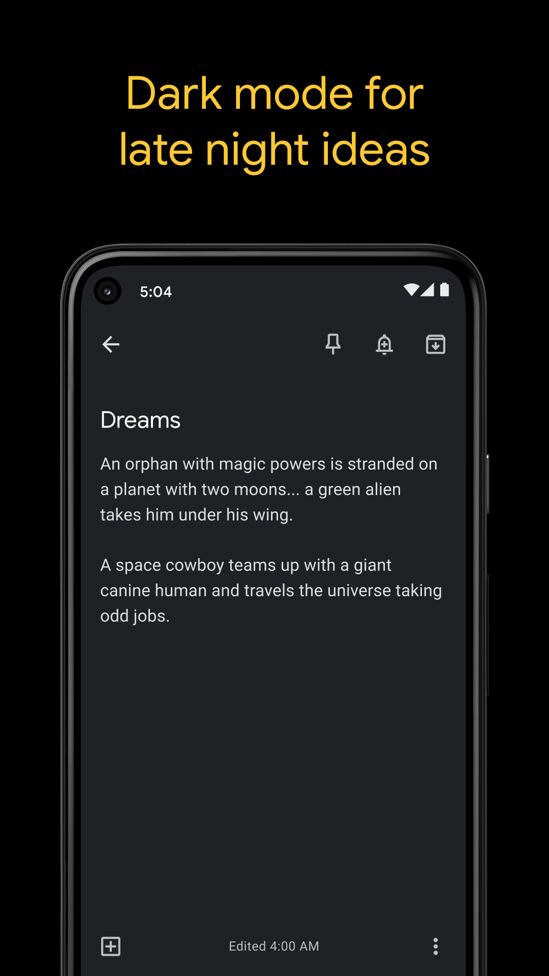 اسکرین شات 7 برنامه Google Keep - Notes and lists