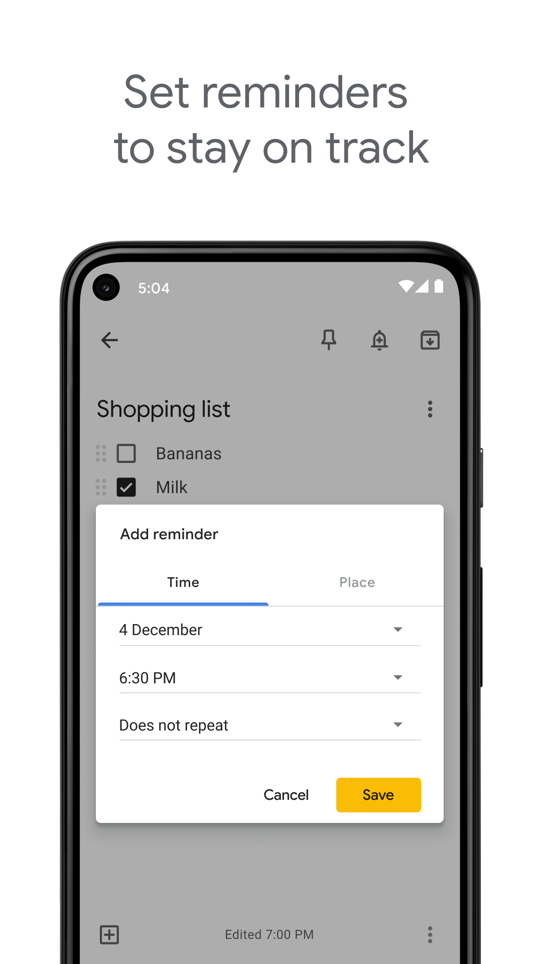 اسکرین شات 6 برنامه Google Keep - Notes and lists