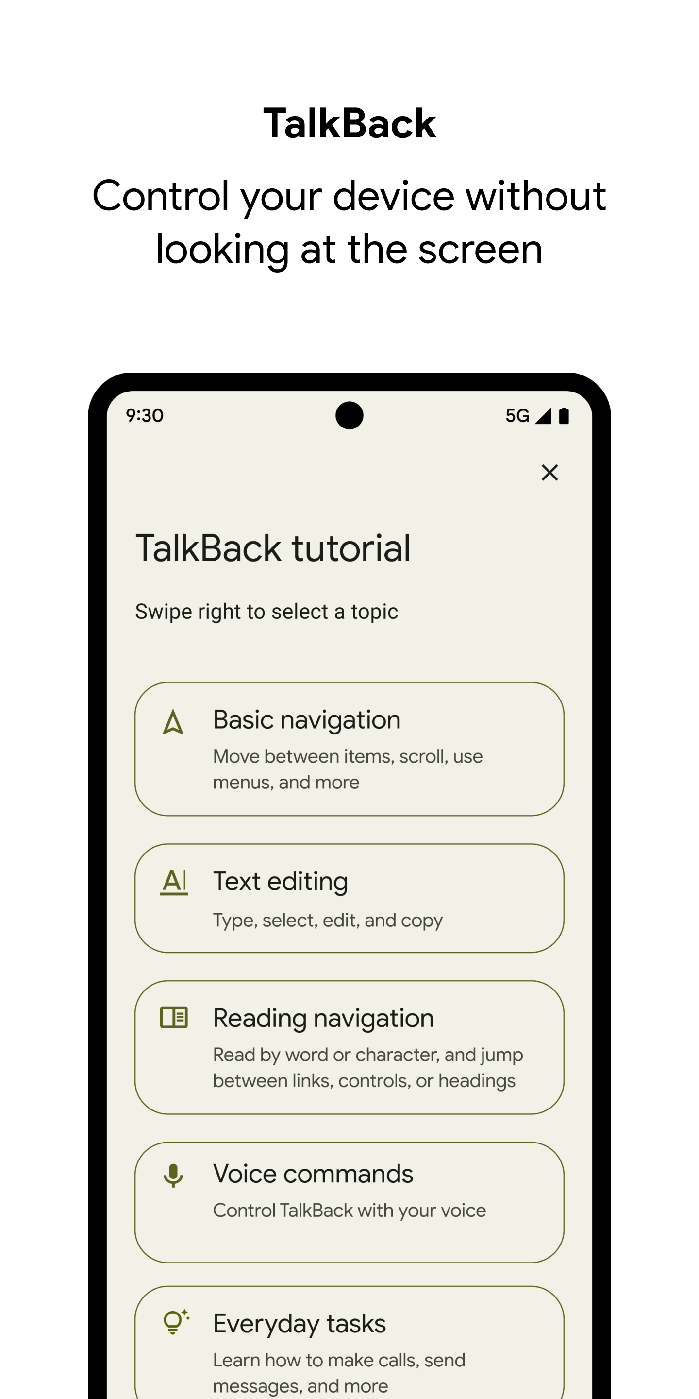 اسکرین شات 2 برنامه Android Accessibility Suite