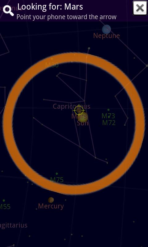 اسکرین شات 3 برنامه Sky Map