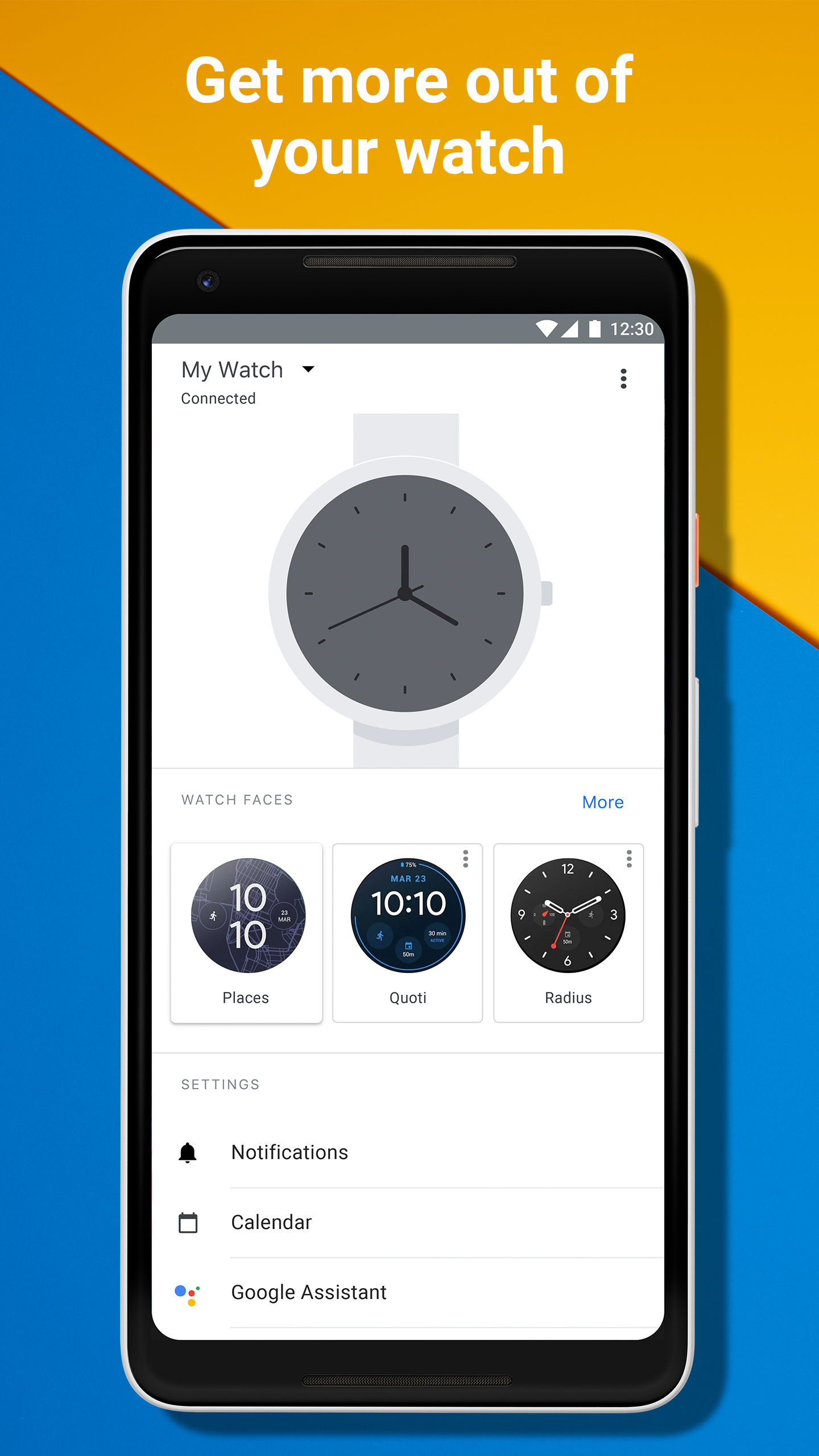 اسکرین شات 1 برنامه Wear OS by Google Smartwatch