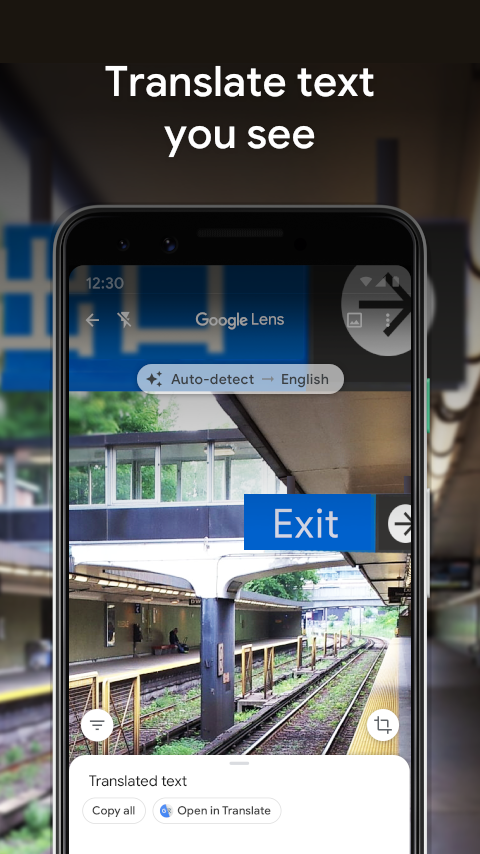 اسکرین شات 3 برنامه Google Lens