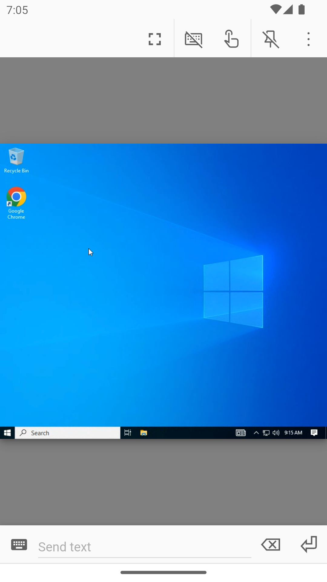 اسکرین شات 3 برنامه Chrome Remote Desktop
