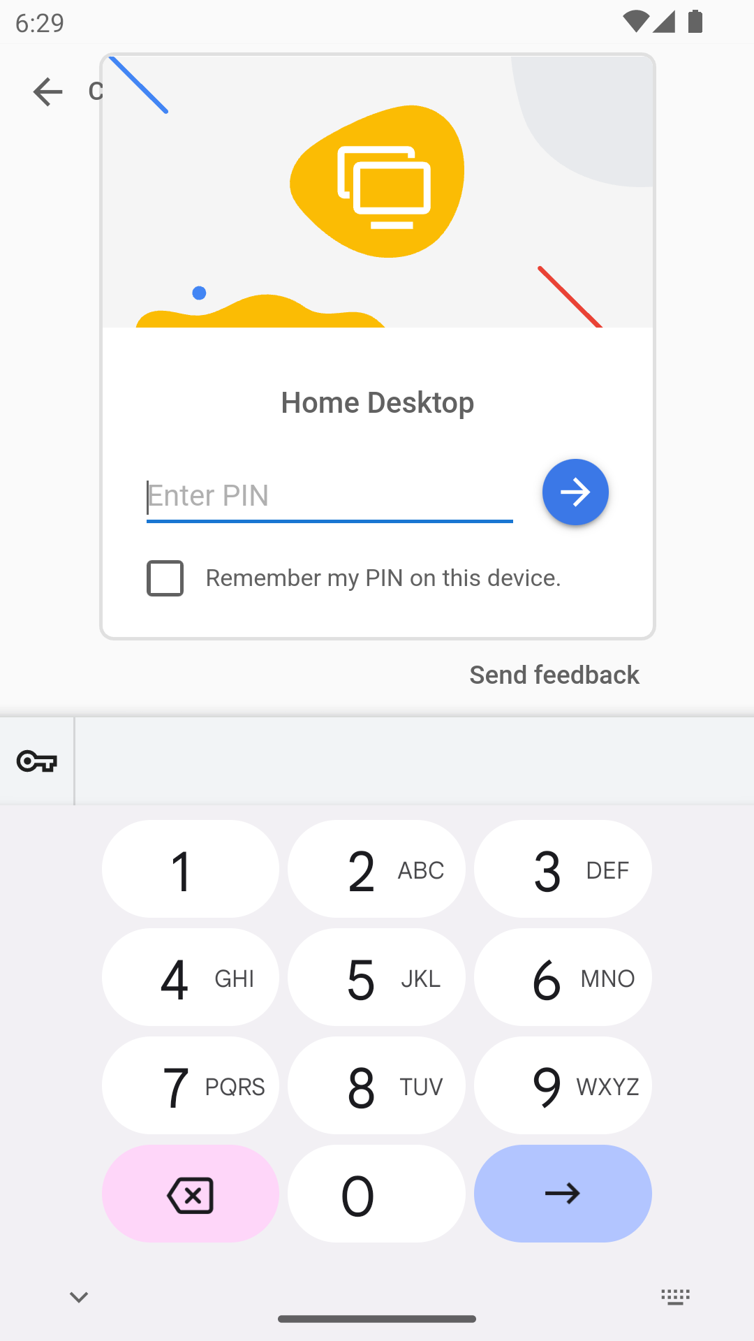 اسکرین شات 2 برنامه Chrome Remote Desktop