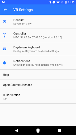 اسکرین شات 4 برنامه Google VR Services