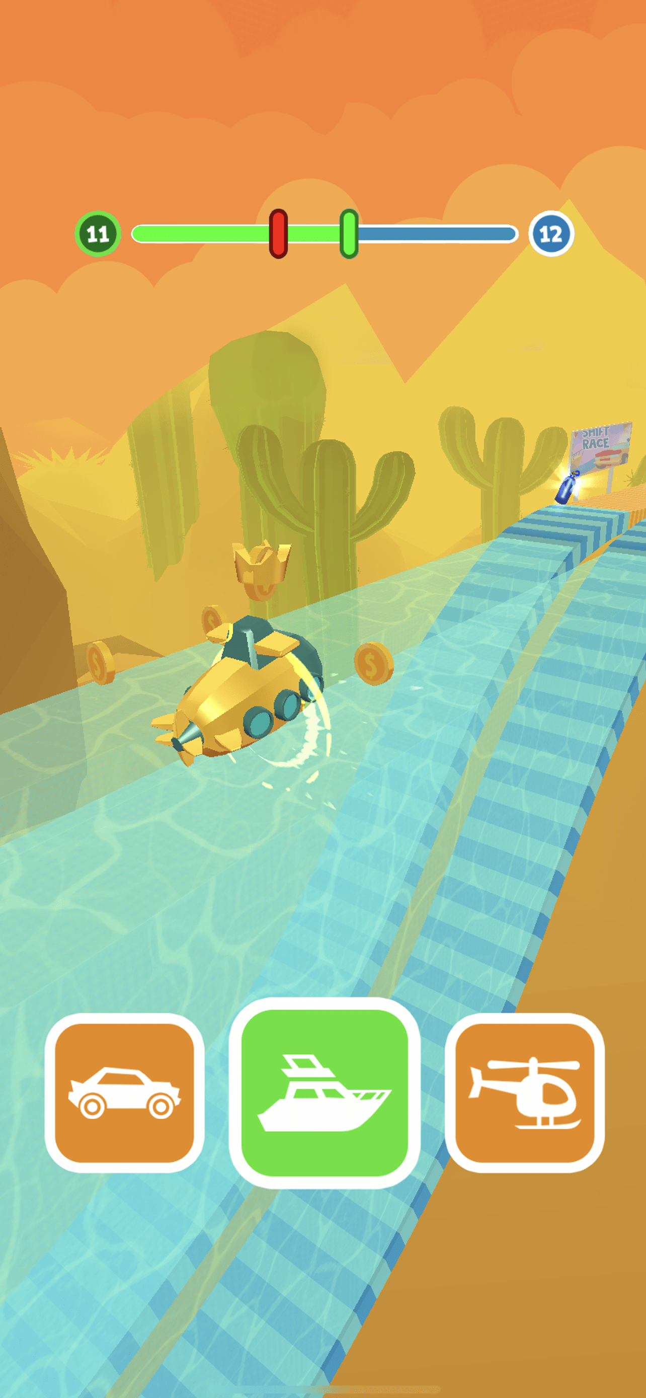 اسکرین شات 1 بازی Shift race: Car racing games