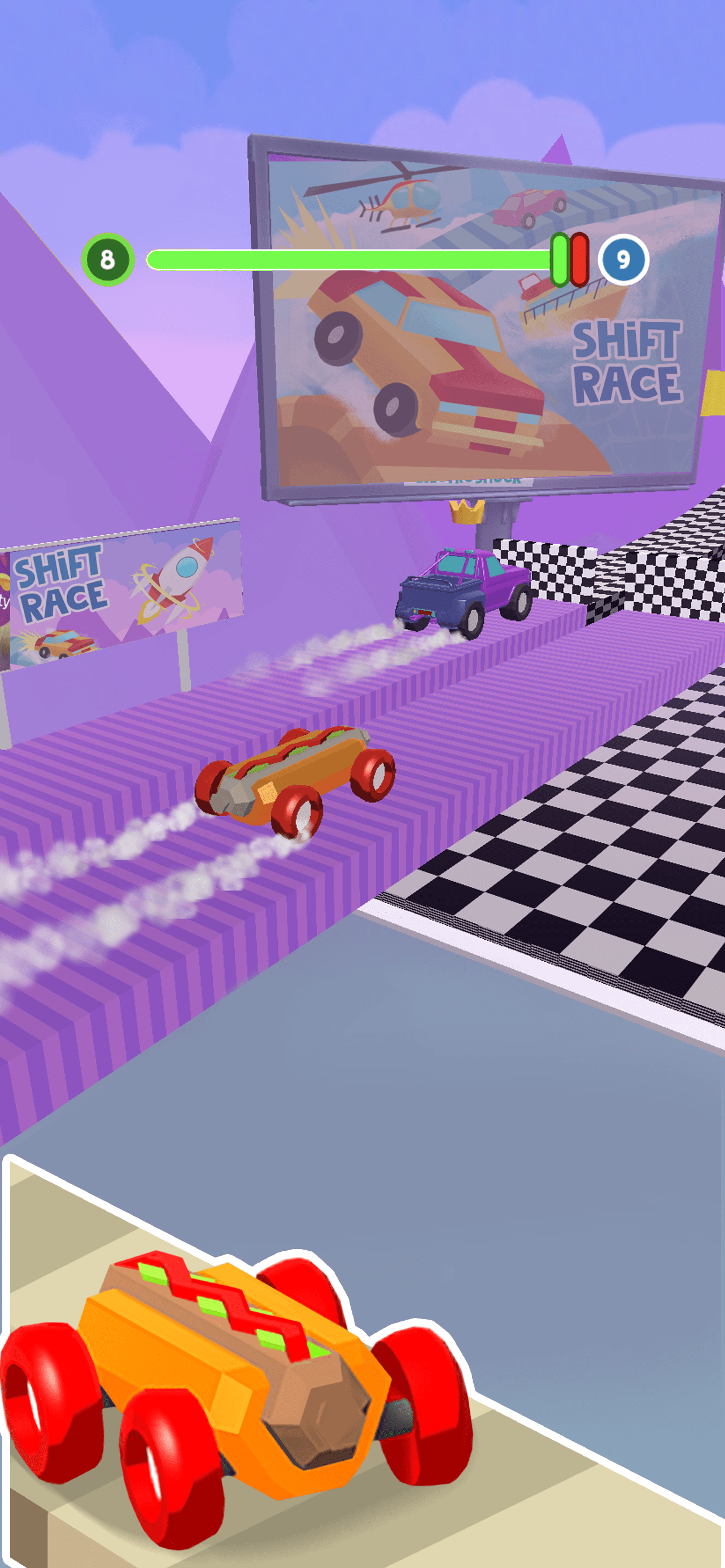 اسکرین شات 5 بازی Shift race: Car racing games