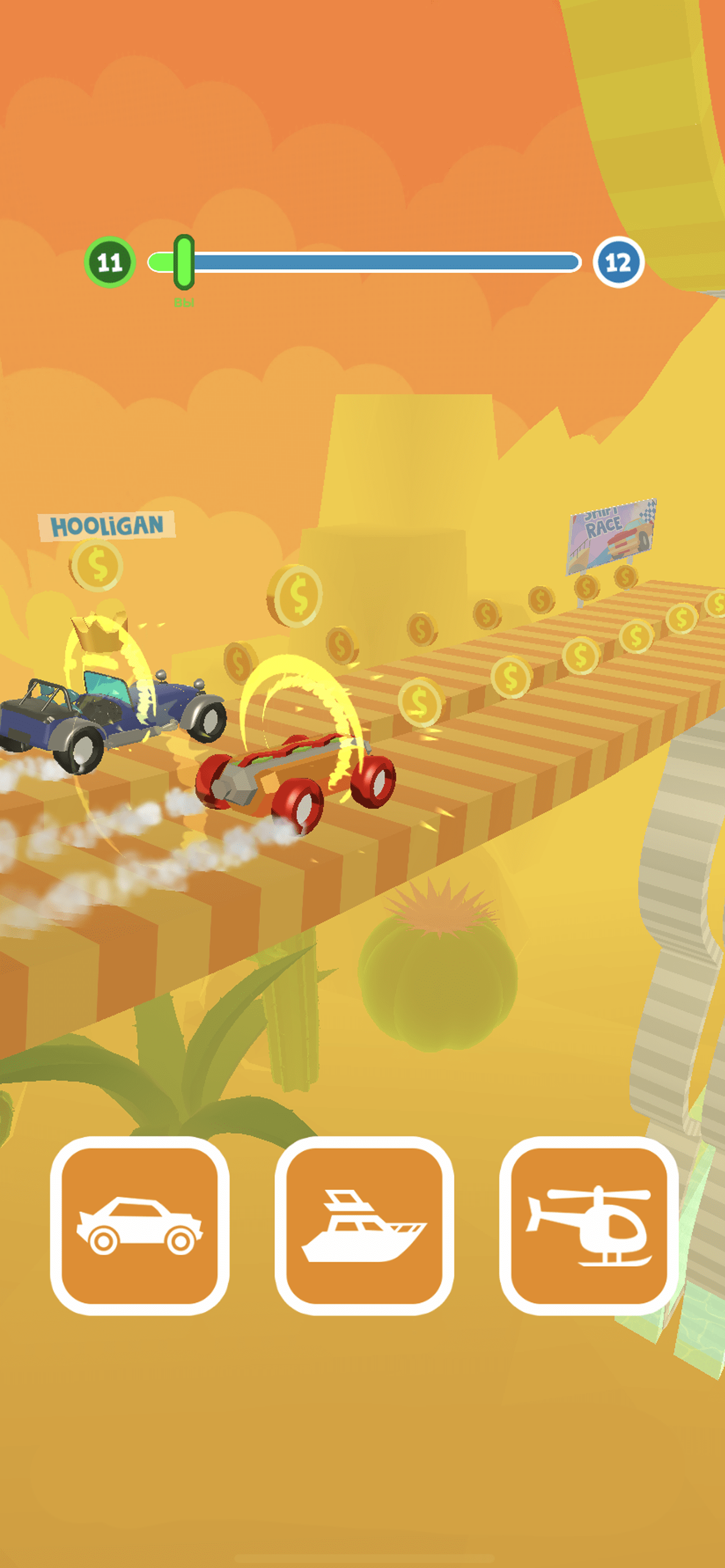 اسکرین شات 3 بازی Shift race: Car racing games