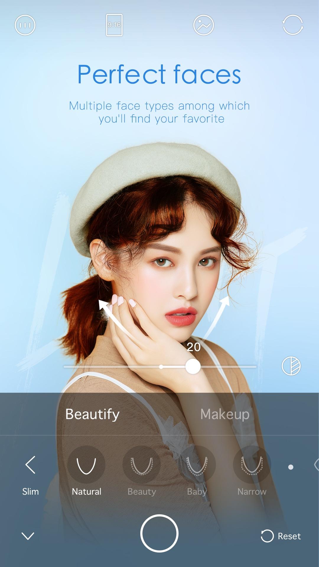 اسکرین شات 4 برنامه Ulike - Define your selfie in