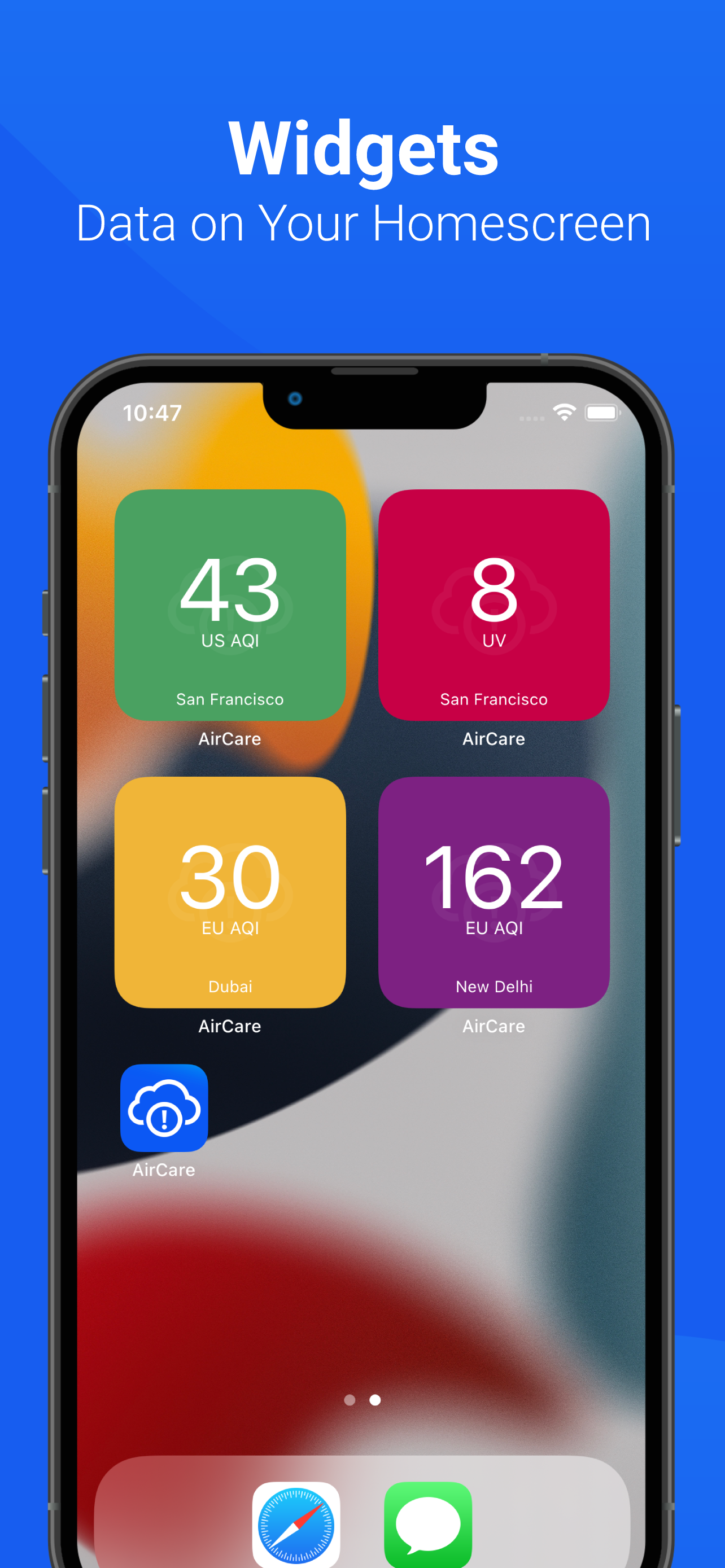 اسکرین شات 6 برنامه Air Quality & Pollen - AirCare