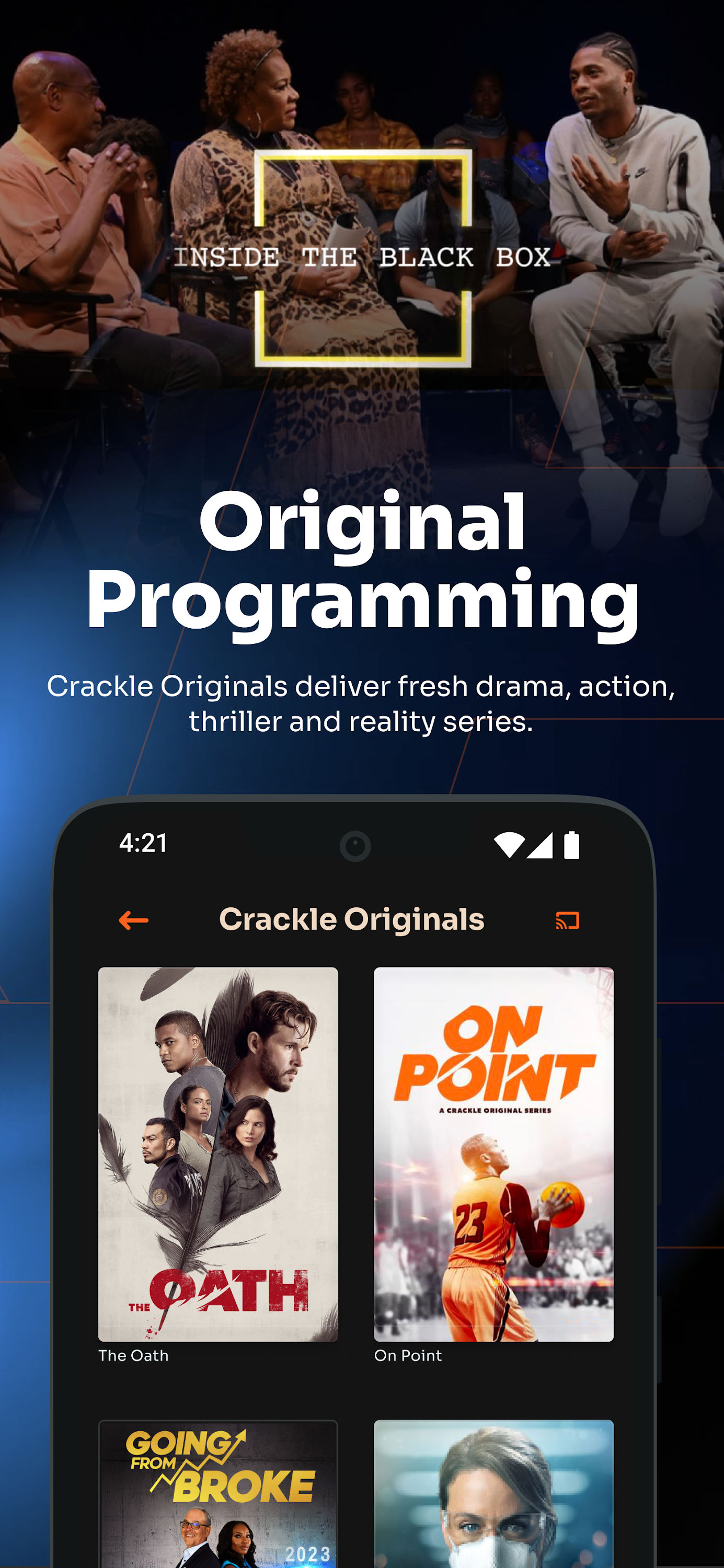 اسکرین شات 6 برنامه Crackle