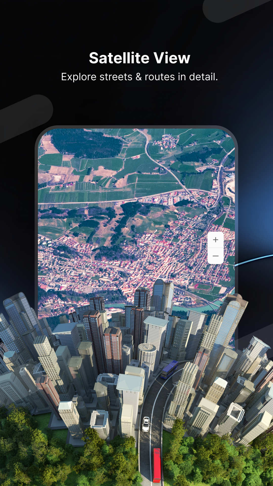 اسکرین شات 4 برنامه Radar GO-X: HUD, GPS, Maps