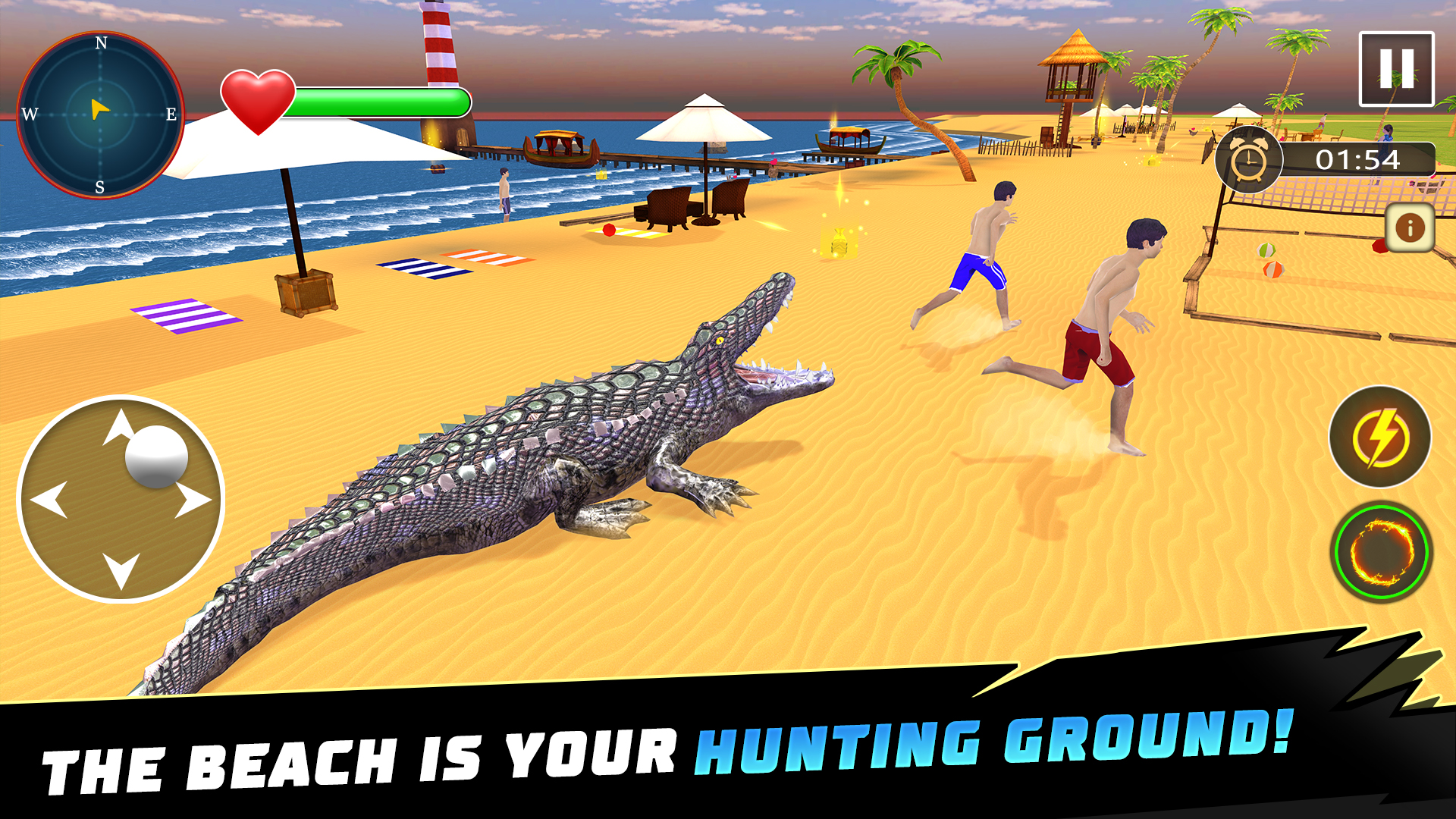 اسکرین شات 8 بازی Animal Crocodile Attack Sim