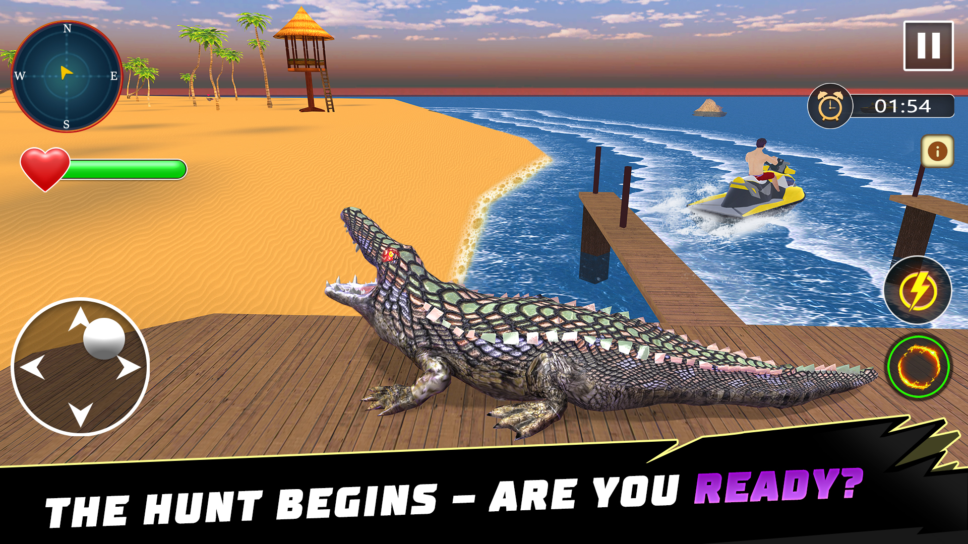 اسکرین شات 6 بازی Animal Crocodile Attack Sim