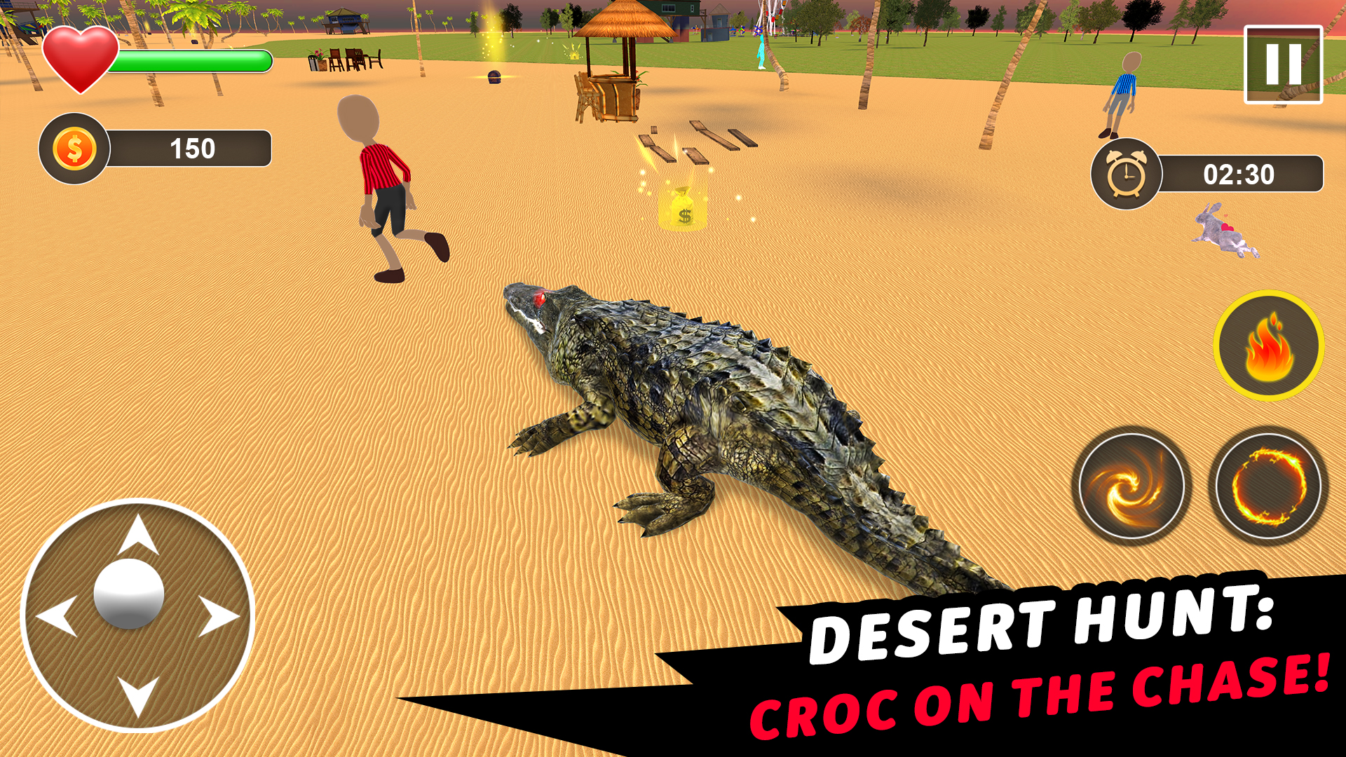 اسکرین شات 5 برنامه Crocodile Games - Animal Games