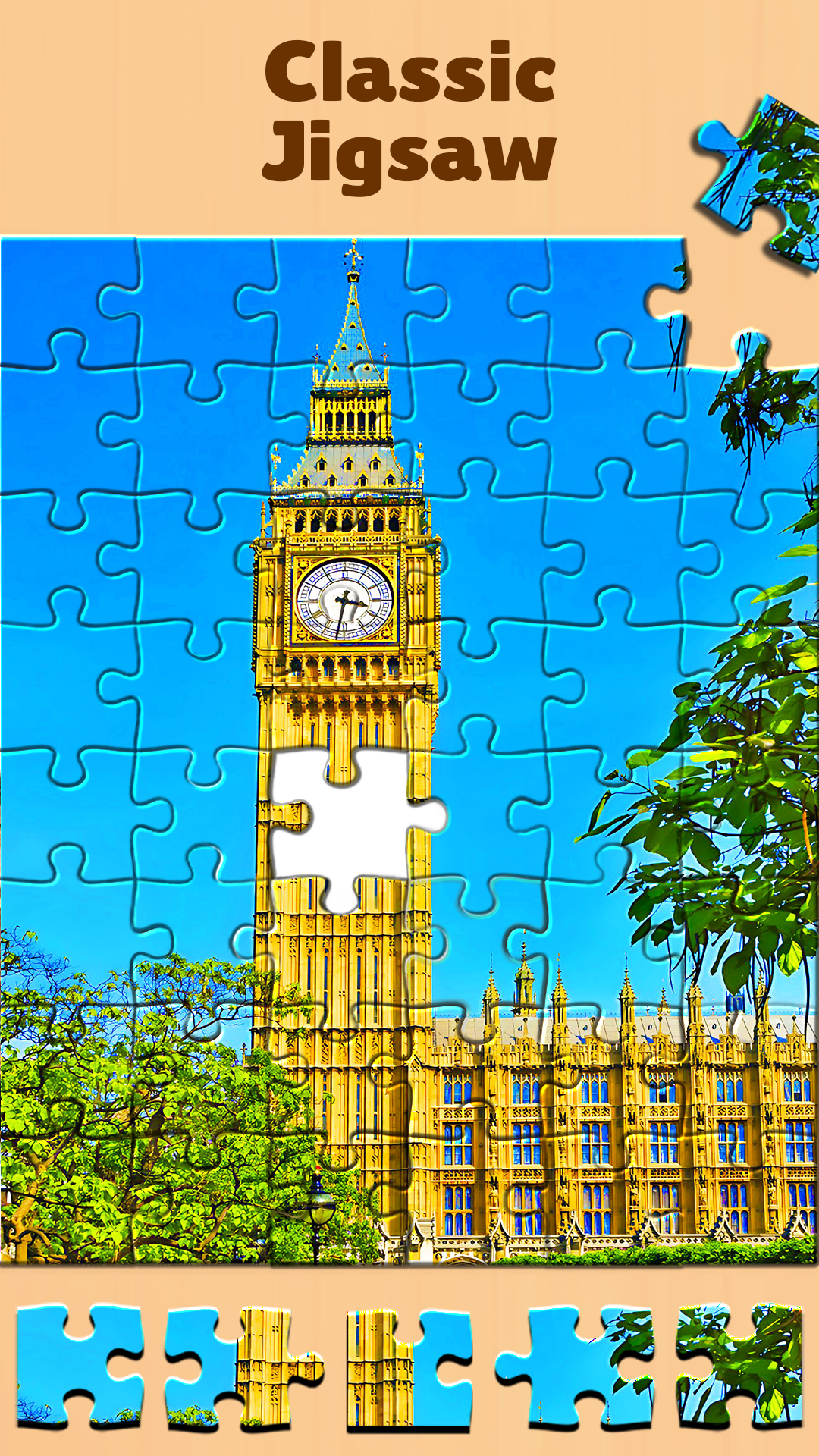 اسکرین شات 2 بازی Jigsaw Block Wood Puzzle