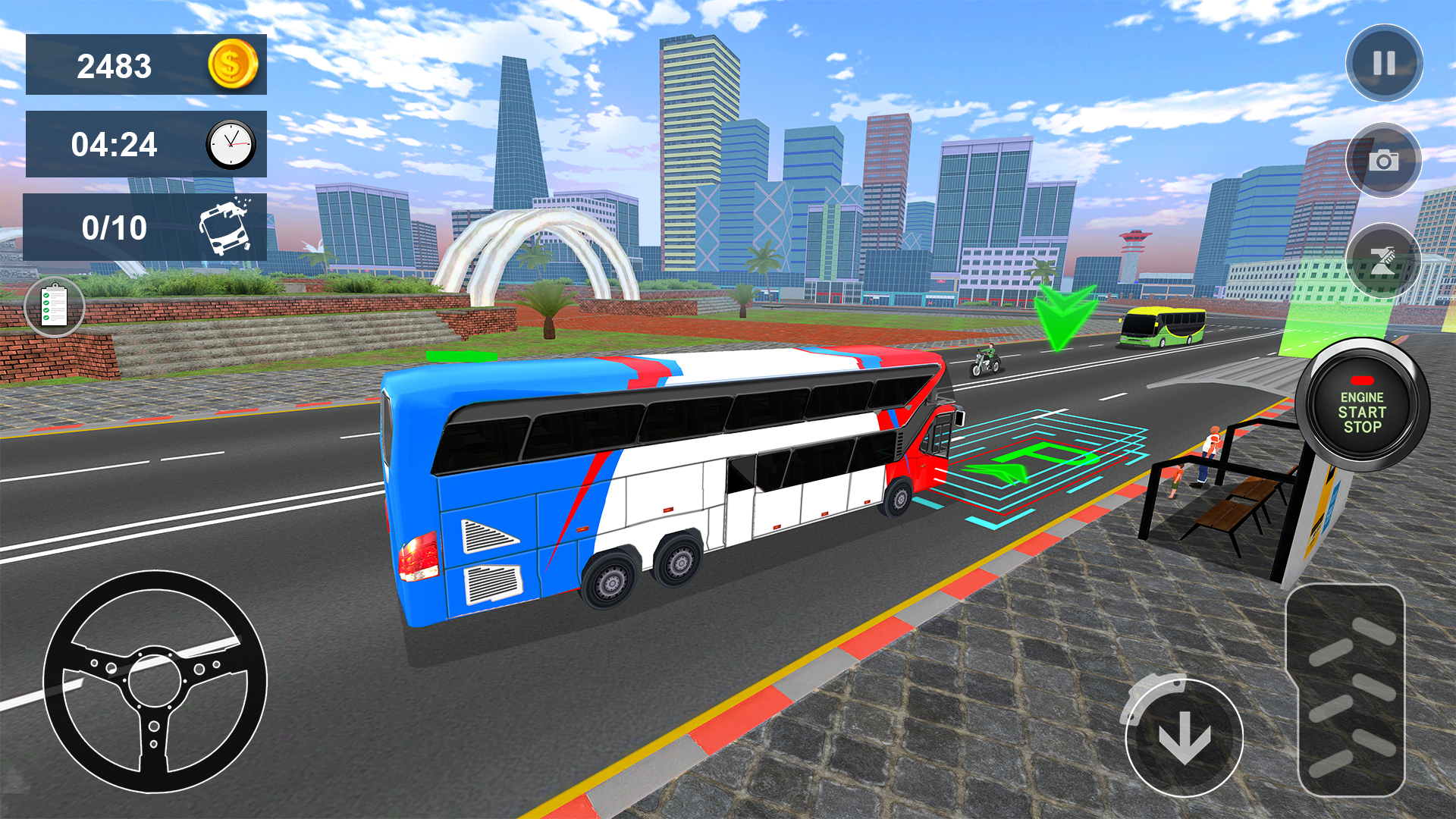 اسکرین شات 7 بازی Bus Simulator - Driving Games