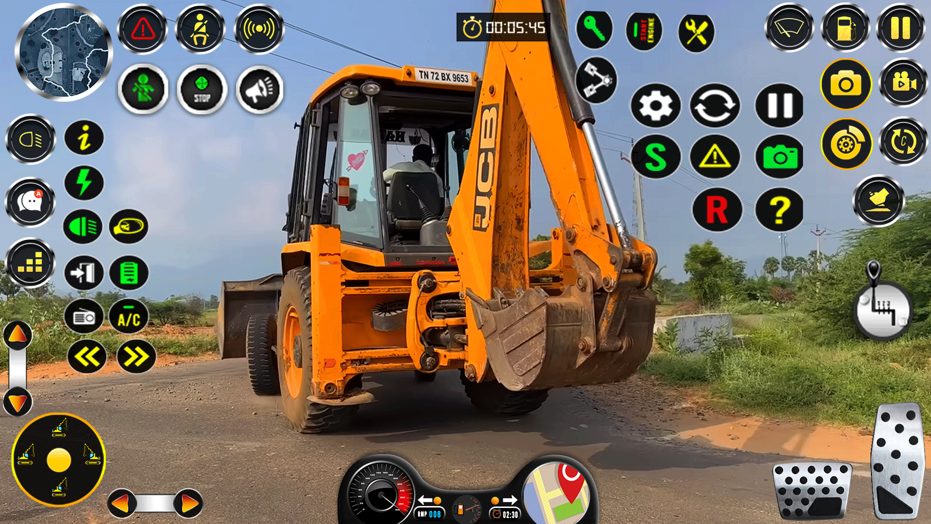 اسکرین شات 3 بازی Real City JCB Construction 3D