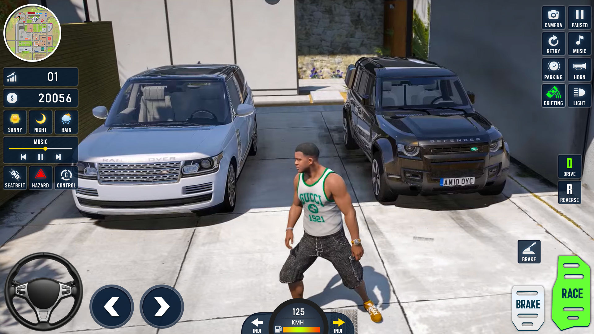 اسکرین شات 4 بازی Classic Car Drive Parking Game