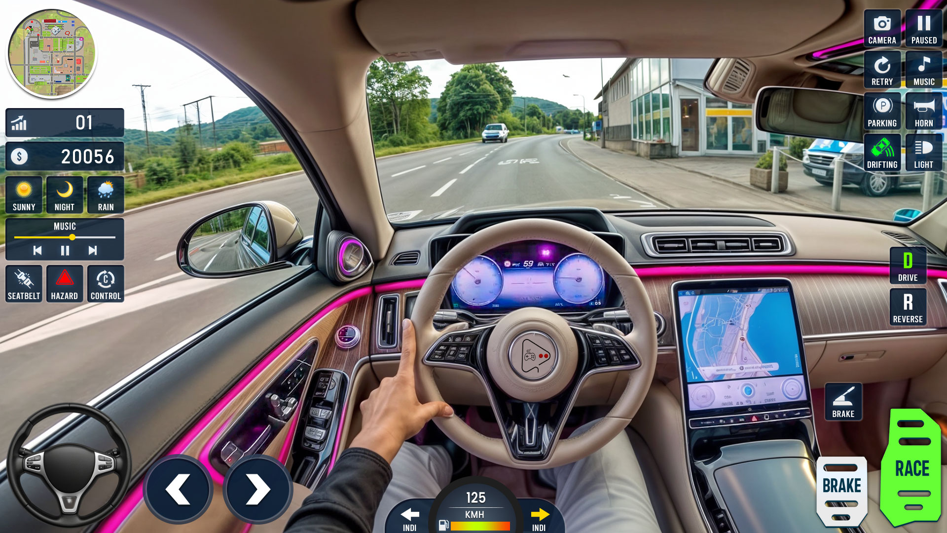 اسکرین شات 4 بازی Classic Car Drive Parking Game