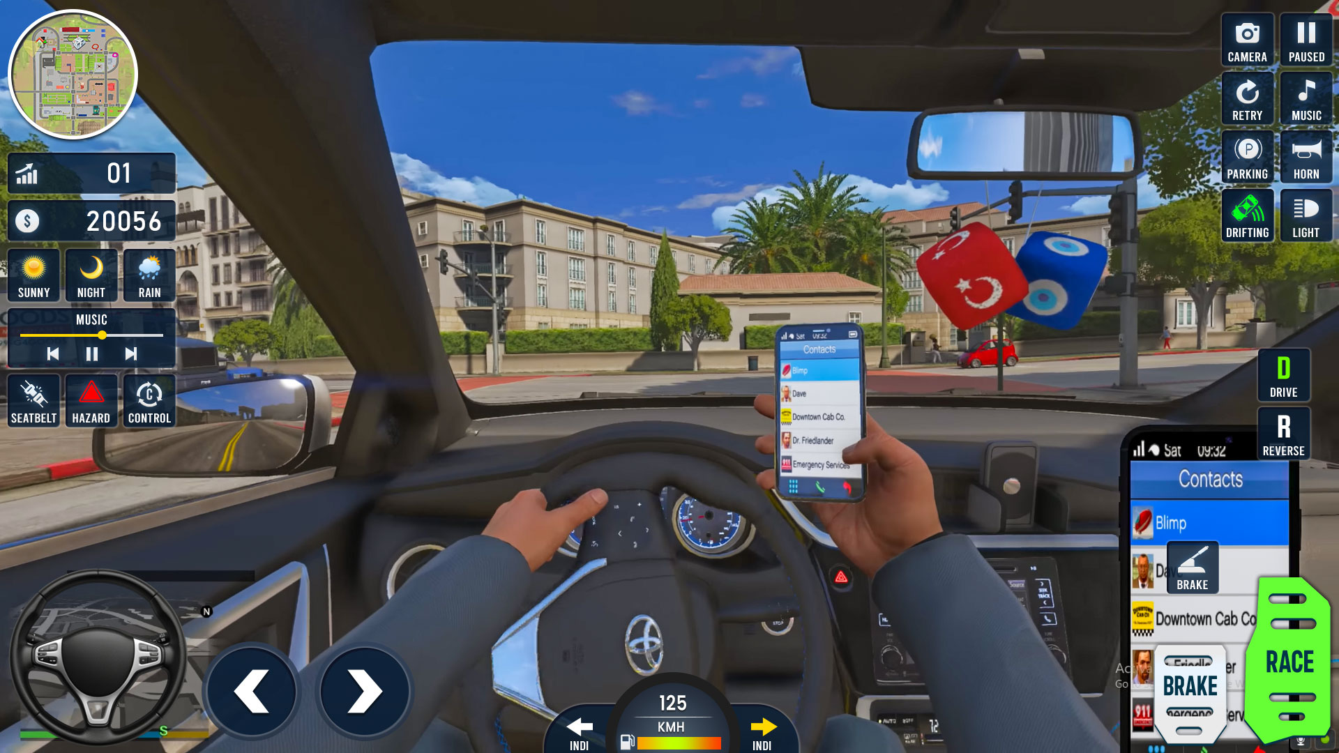 اسکرین شات 2 بازی Classic Car Drive Parking Game