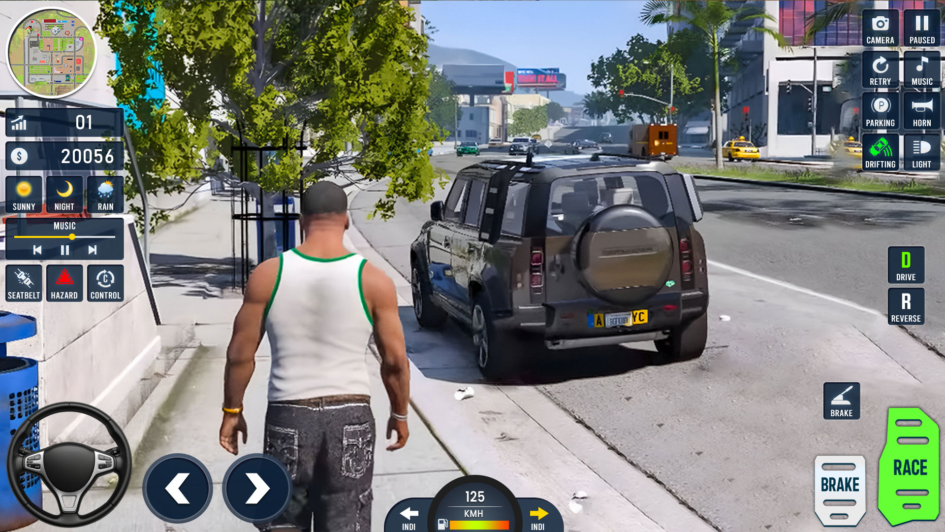 اسکرین شات 8 بازی Classic Car Drive Parking Game