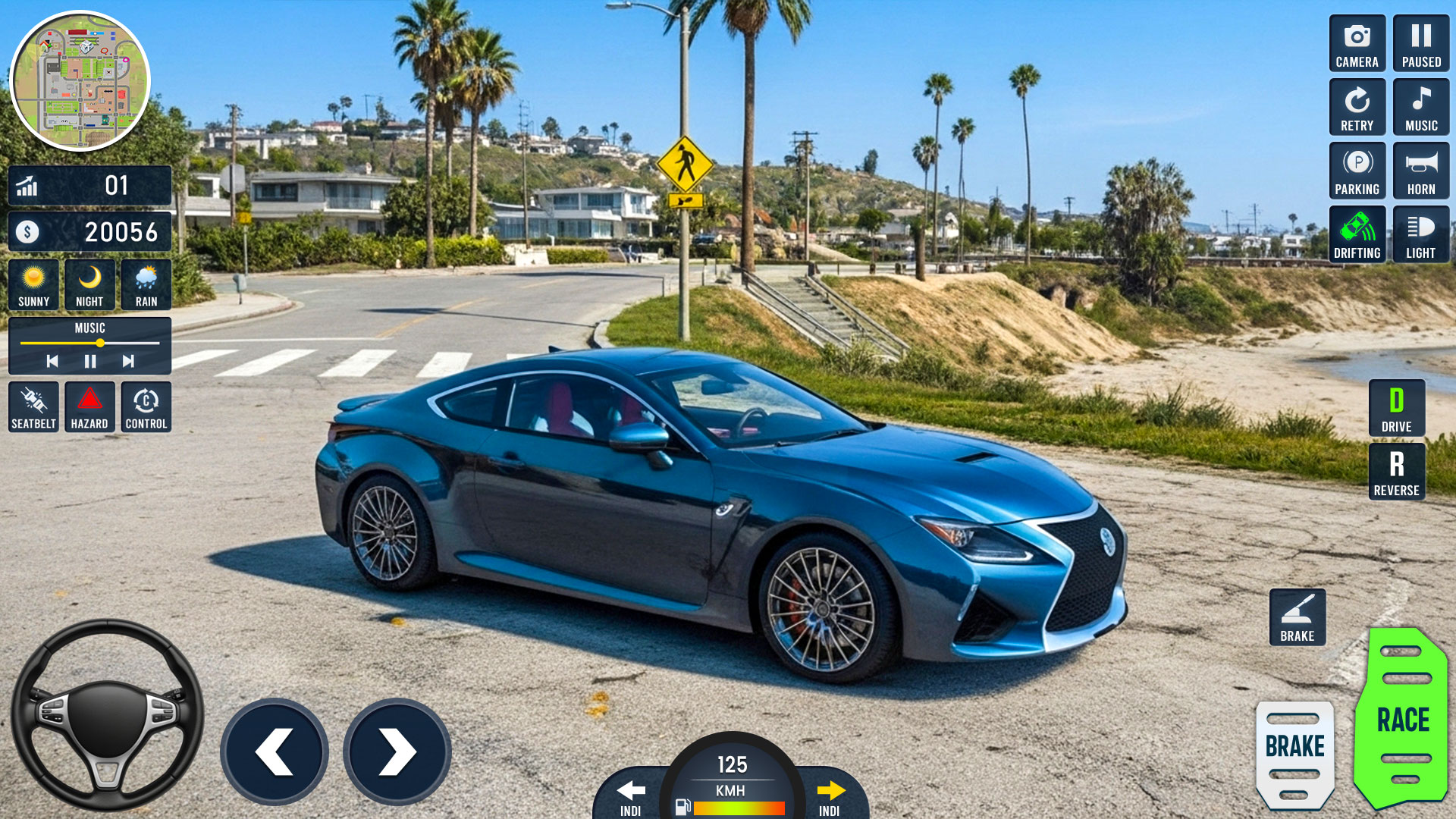 اسکرین شات 5 بازی Classic Car Drive Parking Game