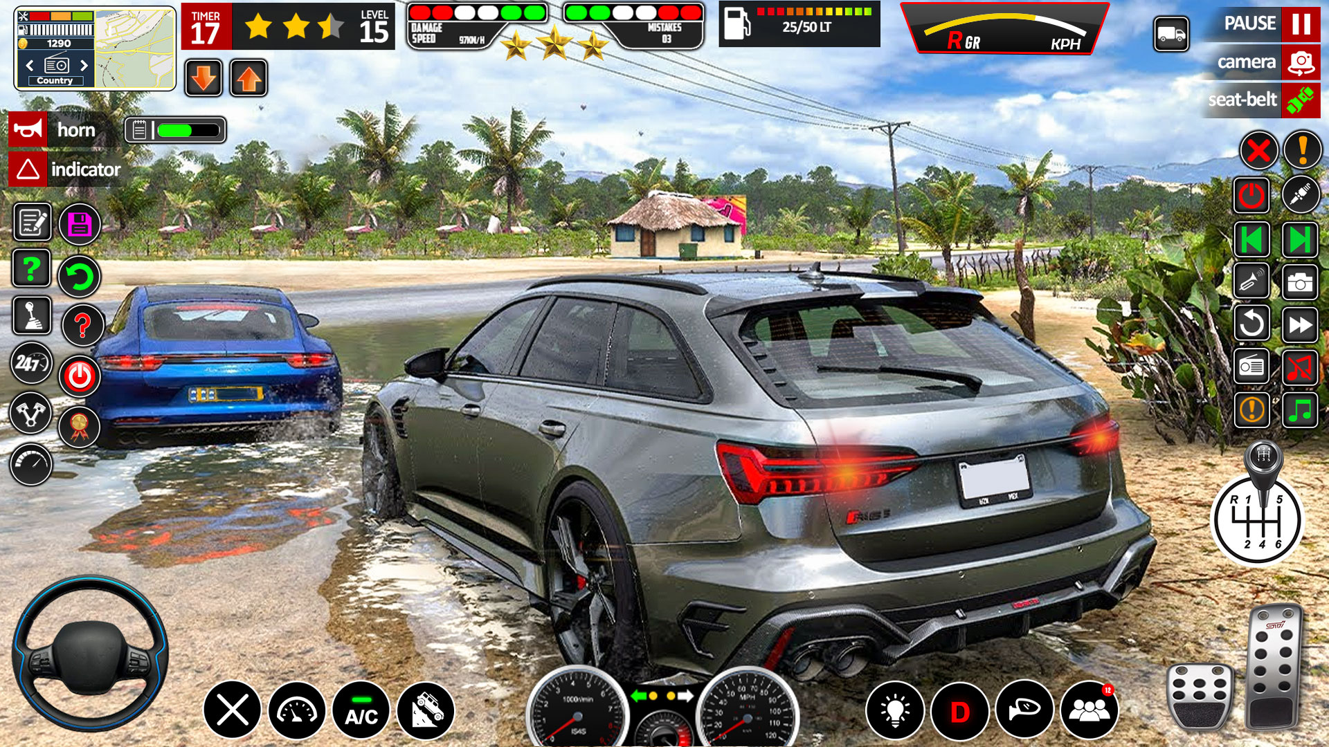 اسکرین شات 2 بازی Classic Car Drive Parking Game