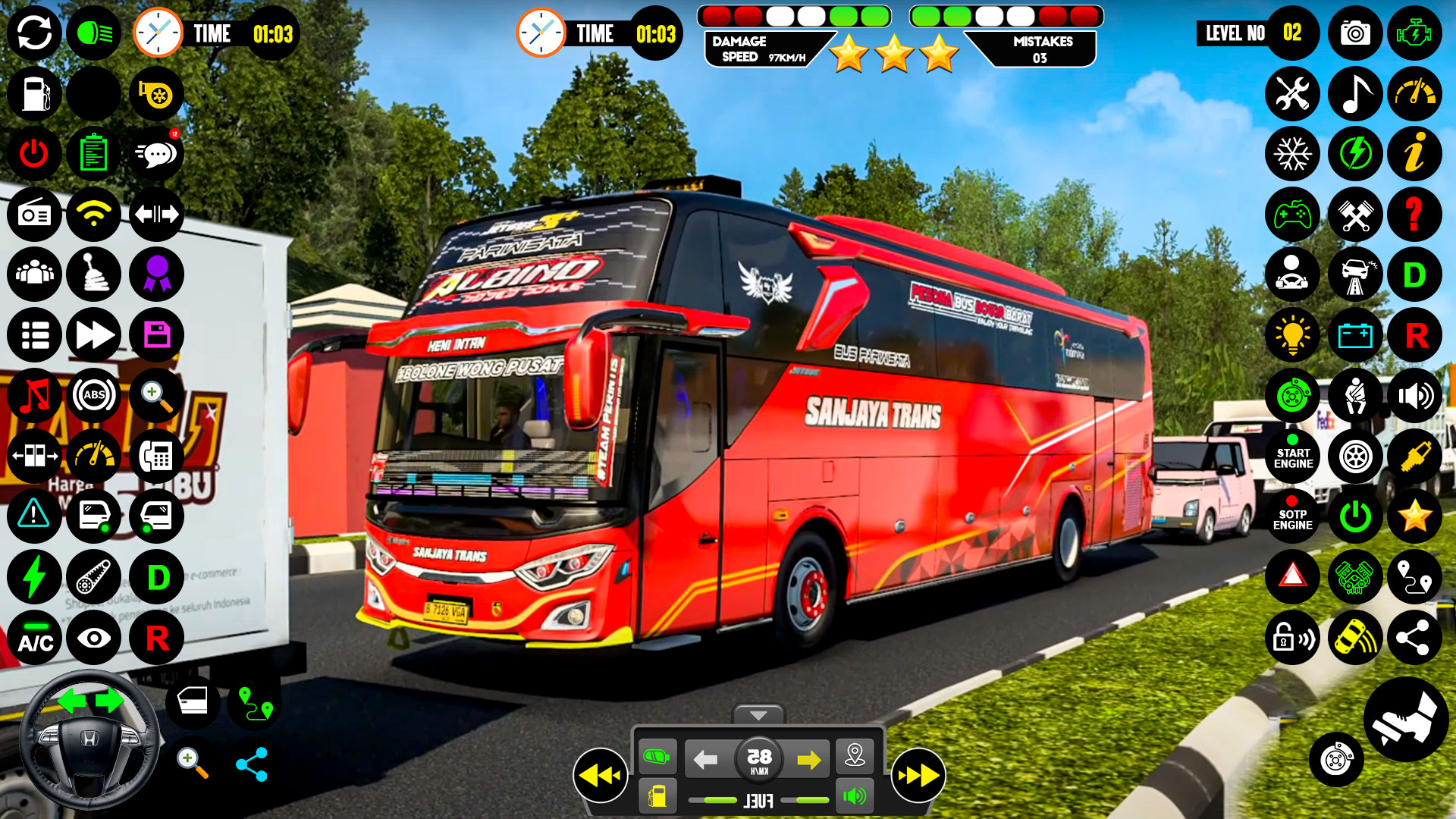 اسکرین شات 4 بازی Public Coach Bus Driving Game