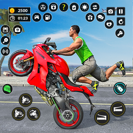 اسکرین شات 1 برنامه GT Bike Racing Game Moto Stunt