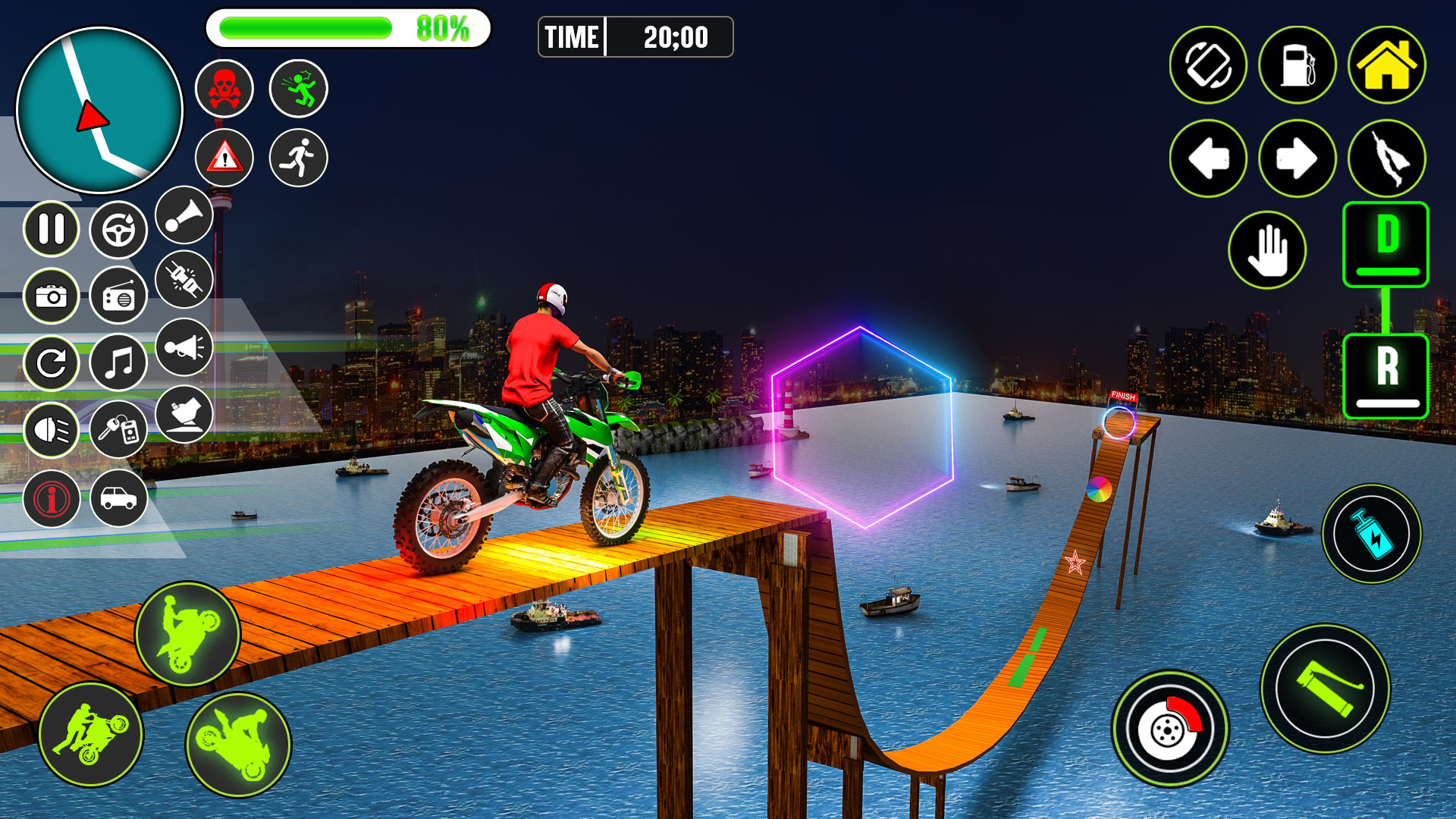 اسکرین شات 4 برنامه GT Bike Racing Game Moto Stunt