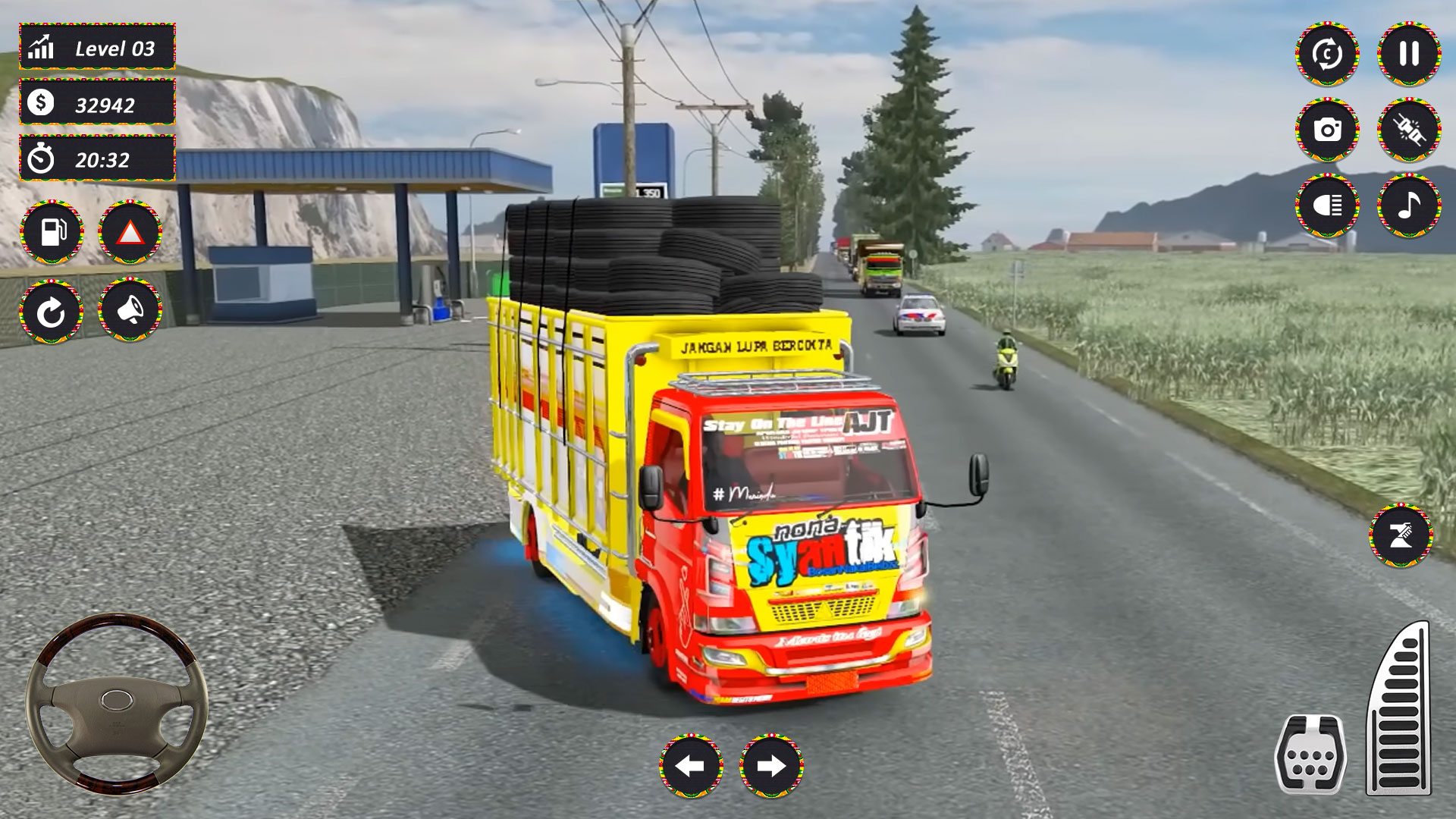 اسکرین شات 6 برنامه Real Indian Truck Driving 3D
