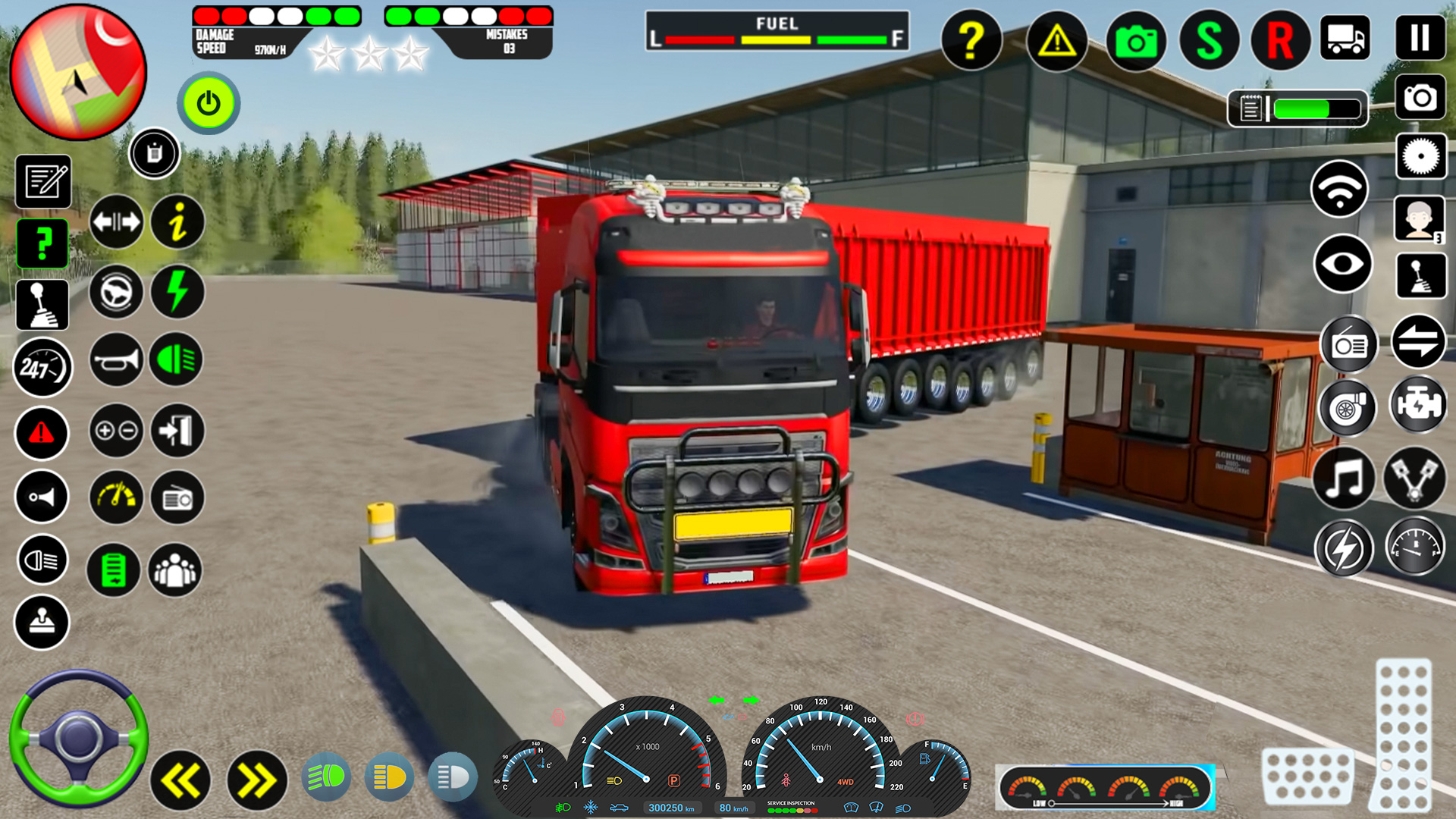 اسکرین شات 3 برنامه Real Indian Truck Driving 3D