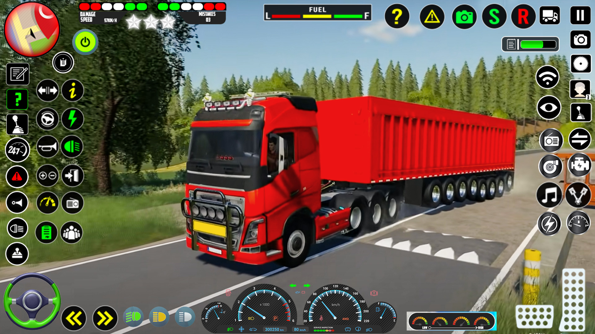 اسکرین شات 5 برنامه Real Indian Truck Driving 3D