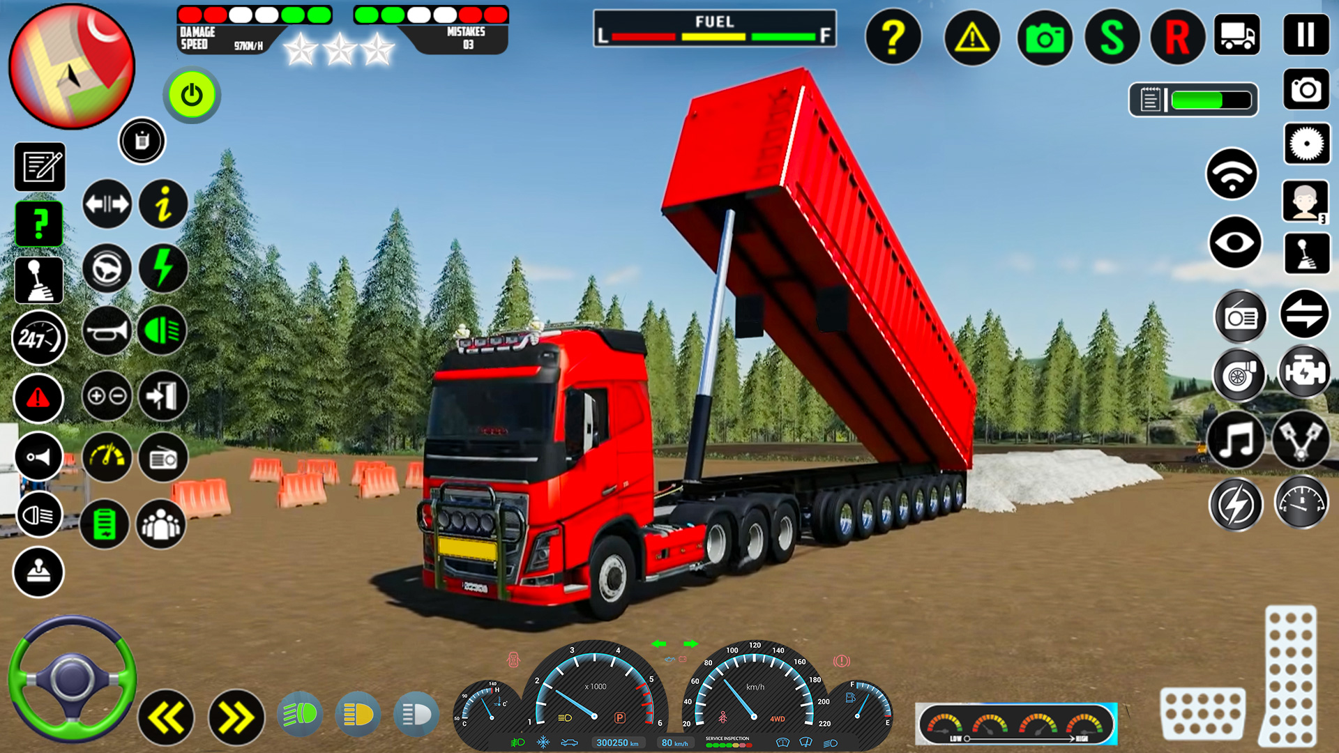 اسکرین شات 1 برنامه Real Indian Truck Driving 3D