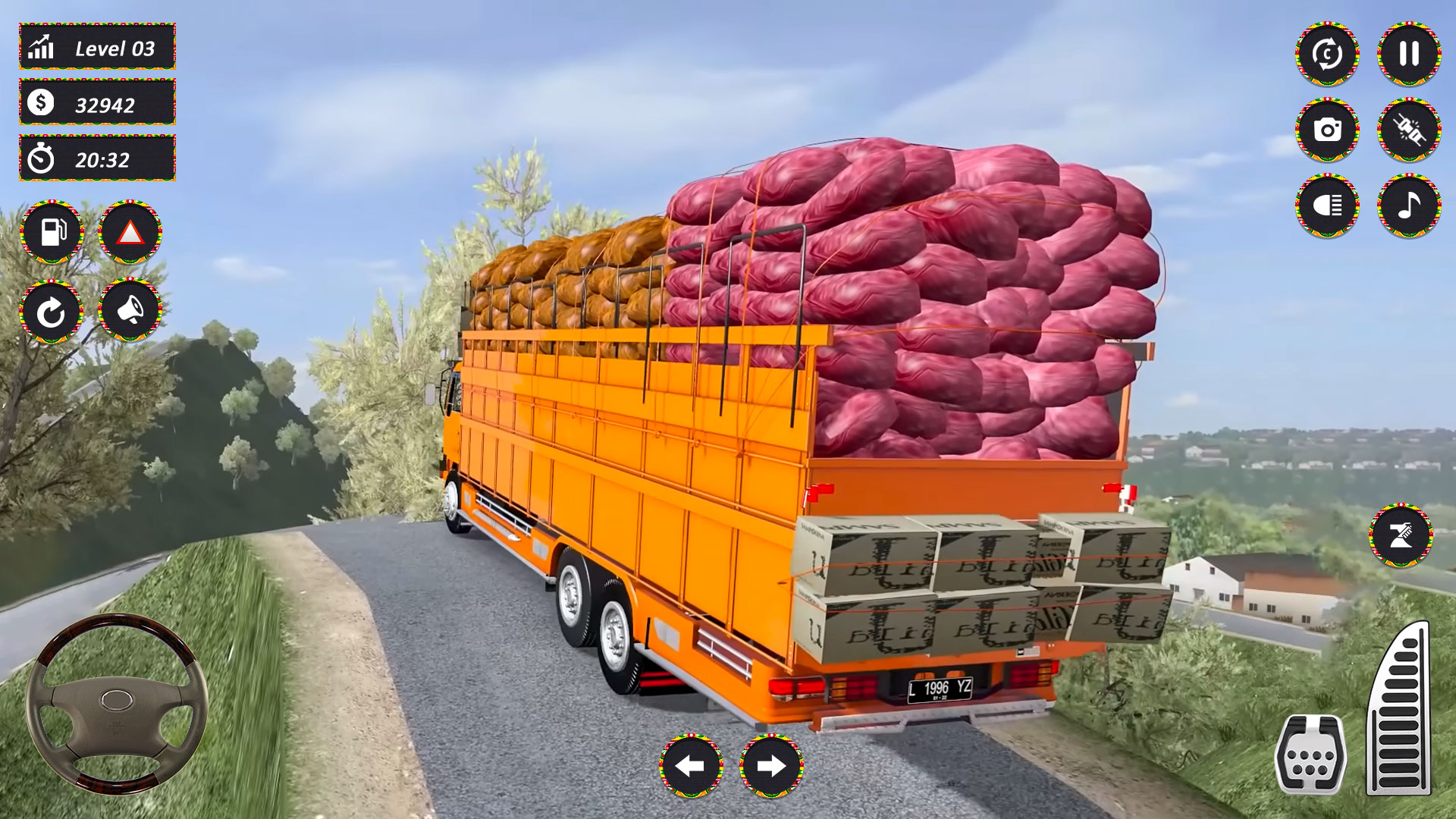 اسکرین شات 2 برنامه Real Indian Truck Driving 3D