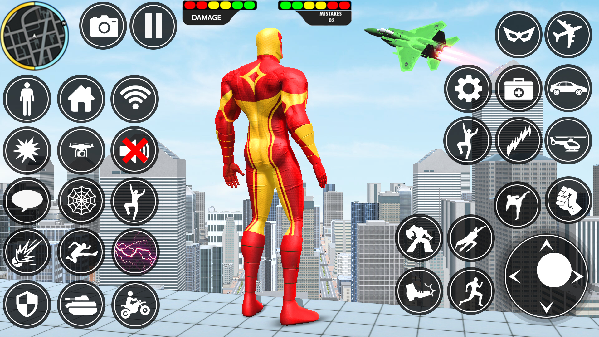 اسکرین شات 2 برنامه Spider Hero Man Rope Hero Game