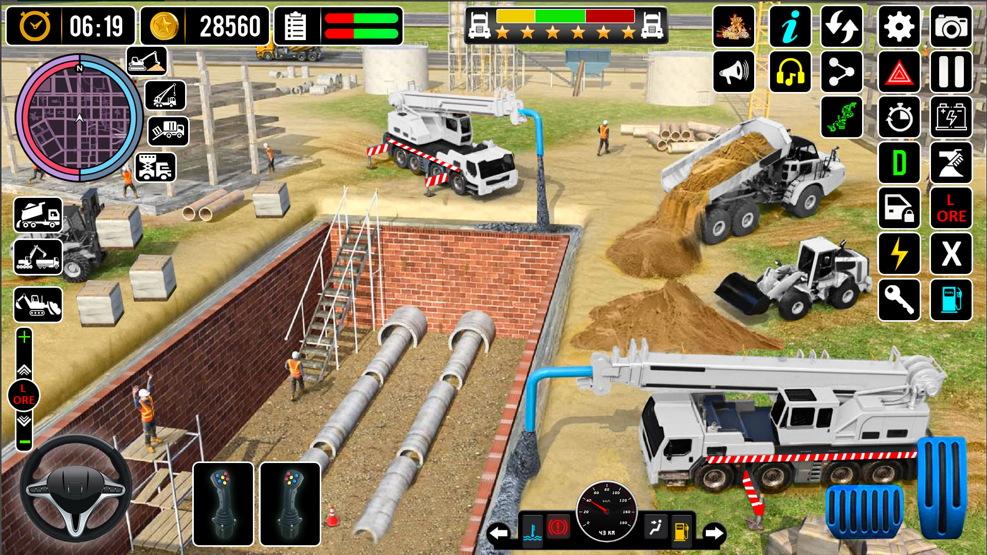 اسکرین شات 2 برنامه Snow Excavator Simulator Game